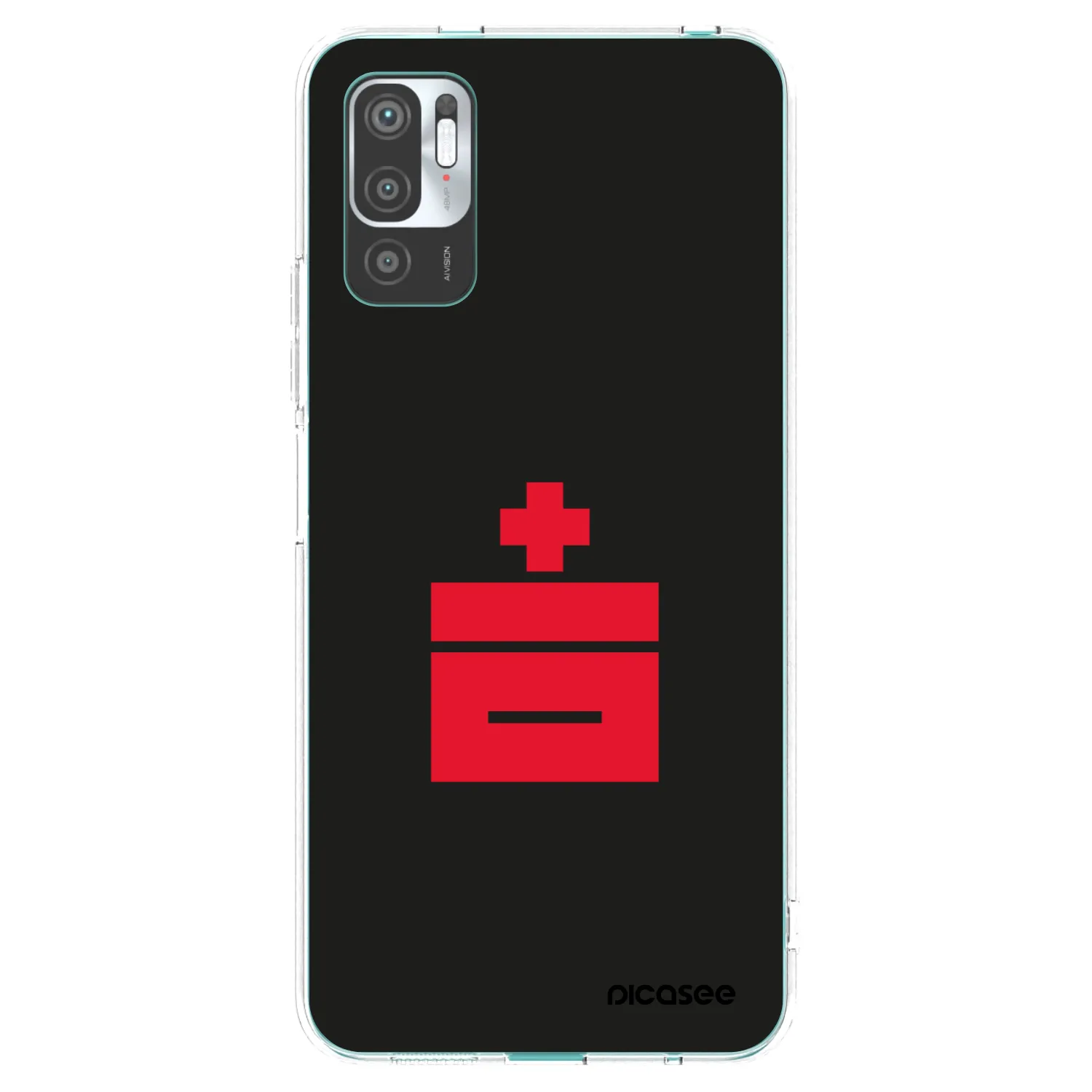 Picasee silikonowe przeźroczyste etui na Xiaomi Redmi Note 10 5G - Le Plastenciaga