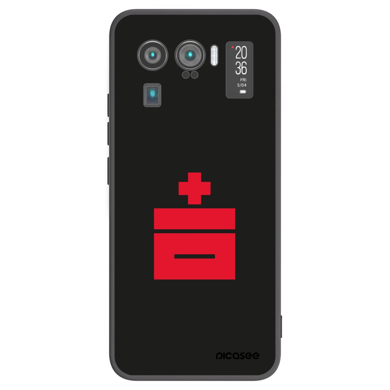 Picasee silikonowe czarne etui na Xiaomi Mi 11 Ultra - Le Plastenciaga