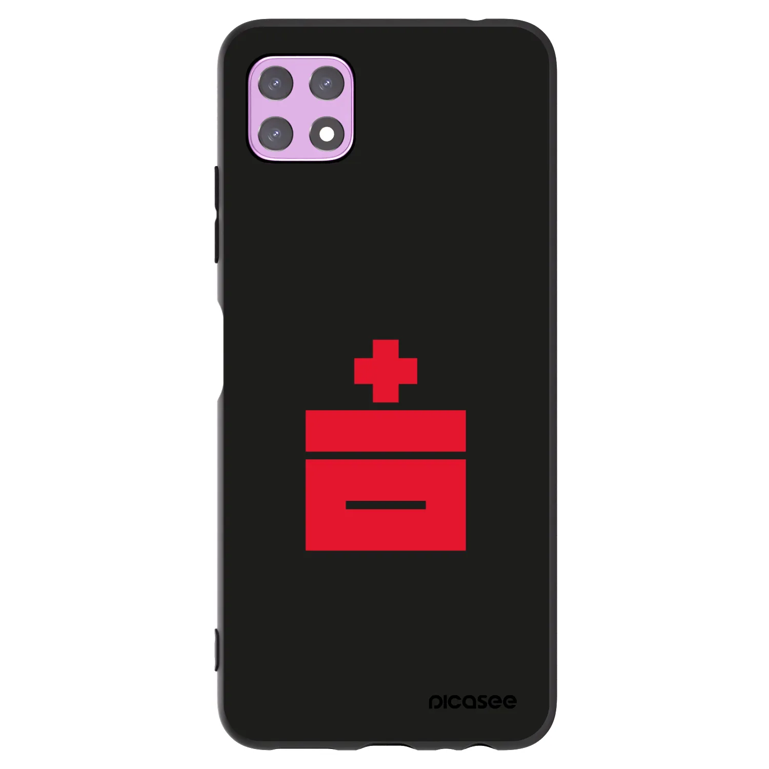 Picasee silikonowe czarne etui na Samsung Galaxy A22 A226B 5G - Le Plastenciaga