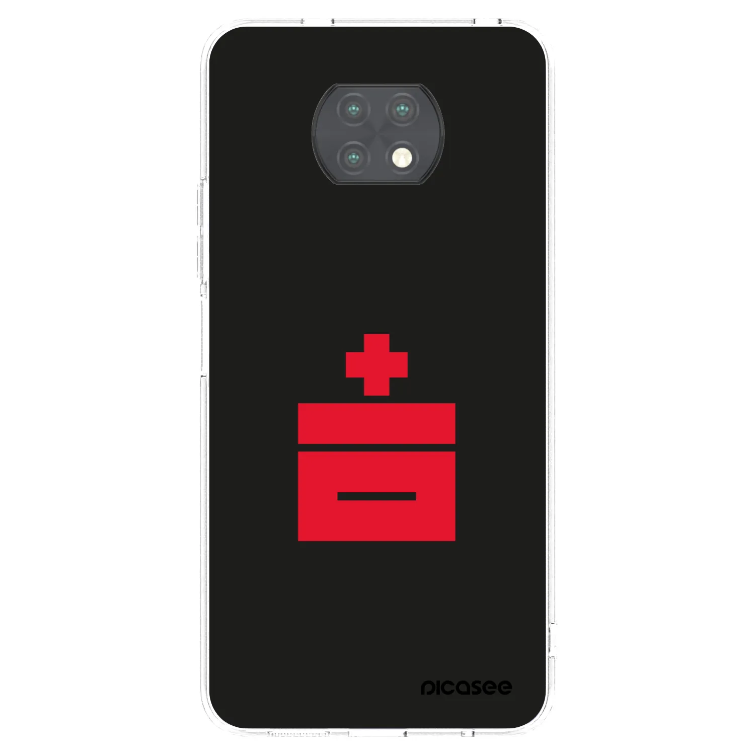 Picasee silikonowe przeźroczyste etui na Xiaomi Redmi Note 9T - Le Plastenciaga