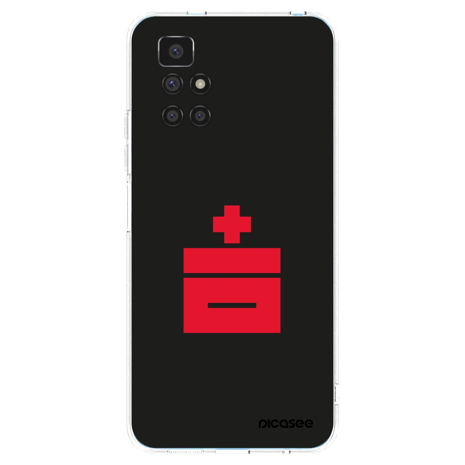 Picasee silikonowe przeźroczyste etui na Xiaomi Redmi 10 - Le Plastenciaga