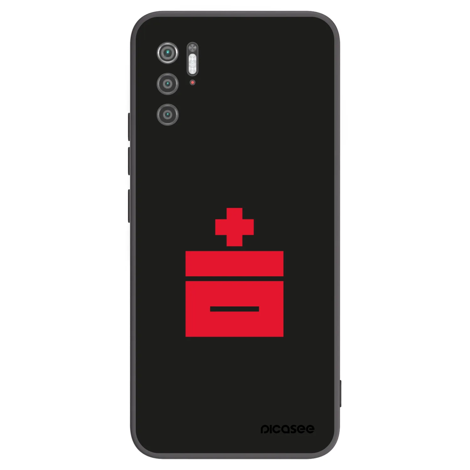 Picasee silikonowe czarne etui na Xiaomi Poco M3 Pro 5G - Le Plastenciaga