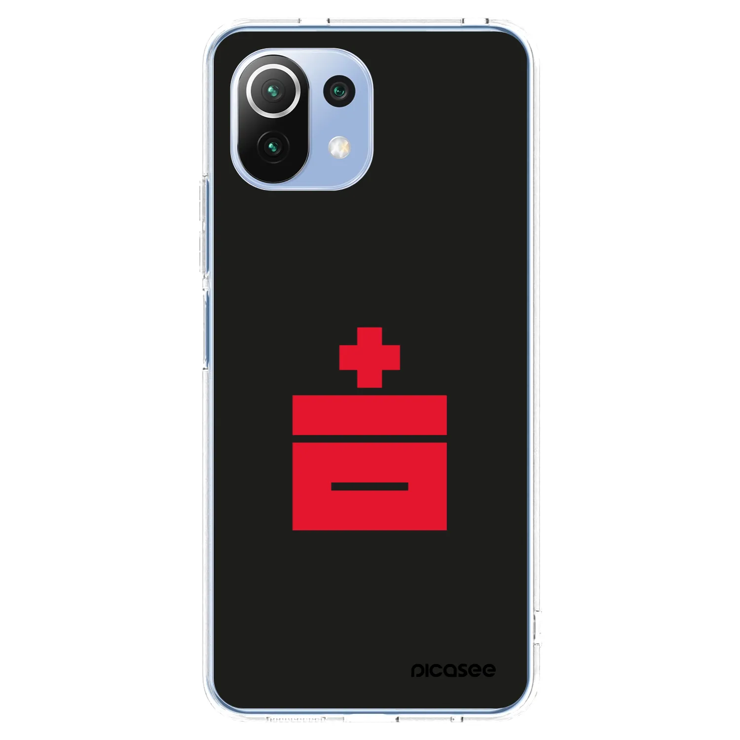 Picasee silikonowe przeźroczyste etui na Xiaomi 11 Lite 5G NE - Le Plastenciaga