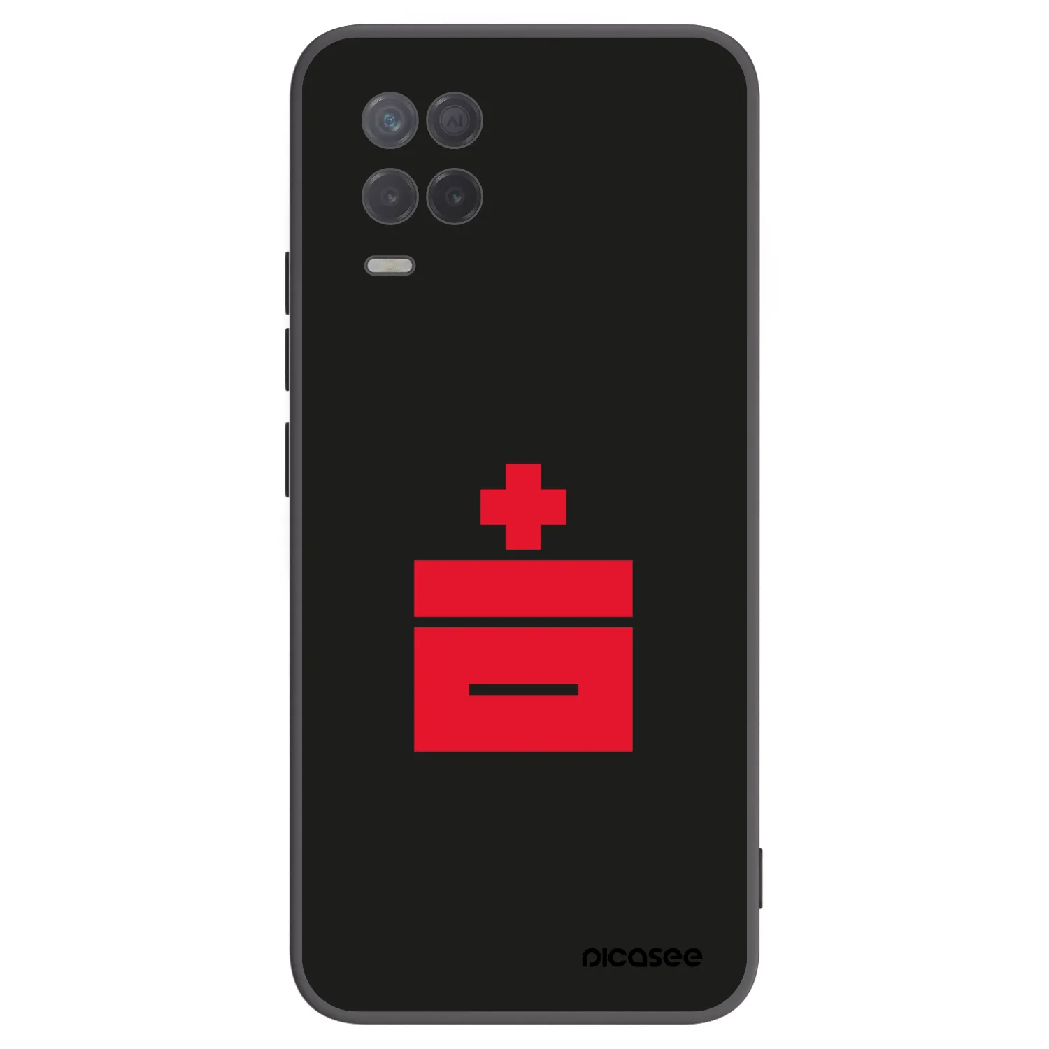 Picasee silikonowe czarne etui na Realme 8 5G - Le Plastenciaga