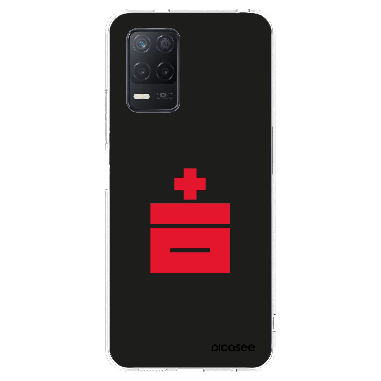 Picasee silikonowe przeźroczyste etui na Realme 8 5G - Le Plastenciaga