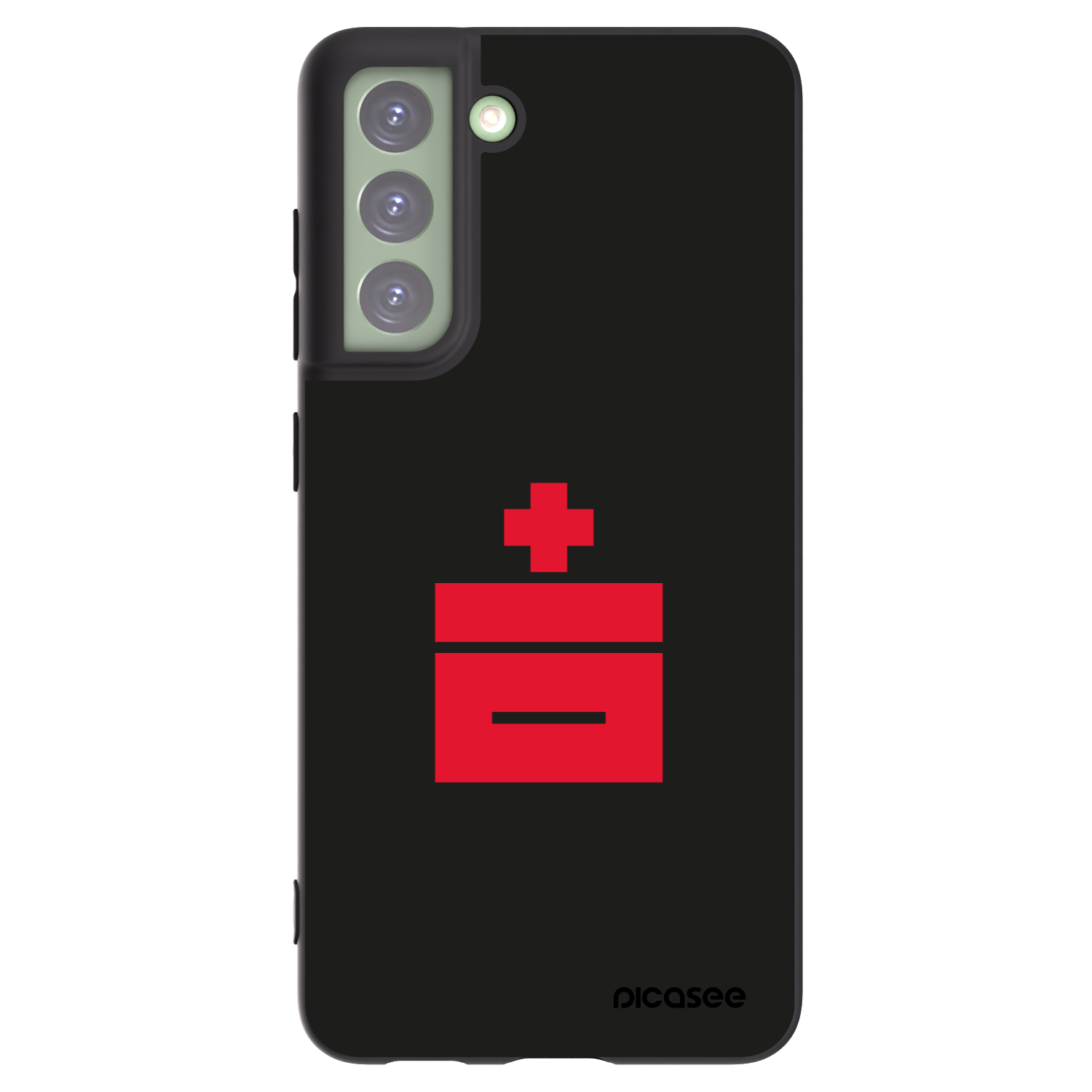 Picasee silikonowe czarne etui na Samsung Galaxy S21 FE 5G - Le Plastenciaga