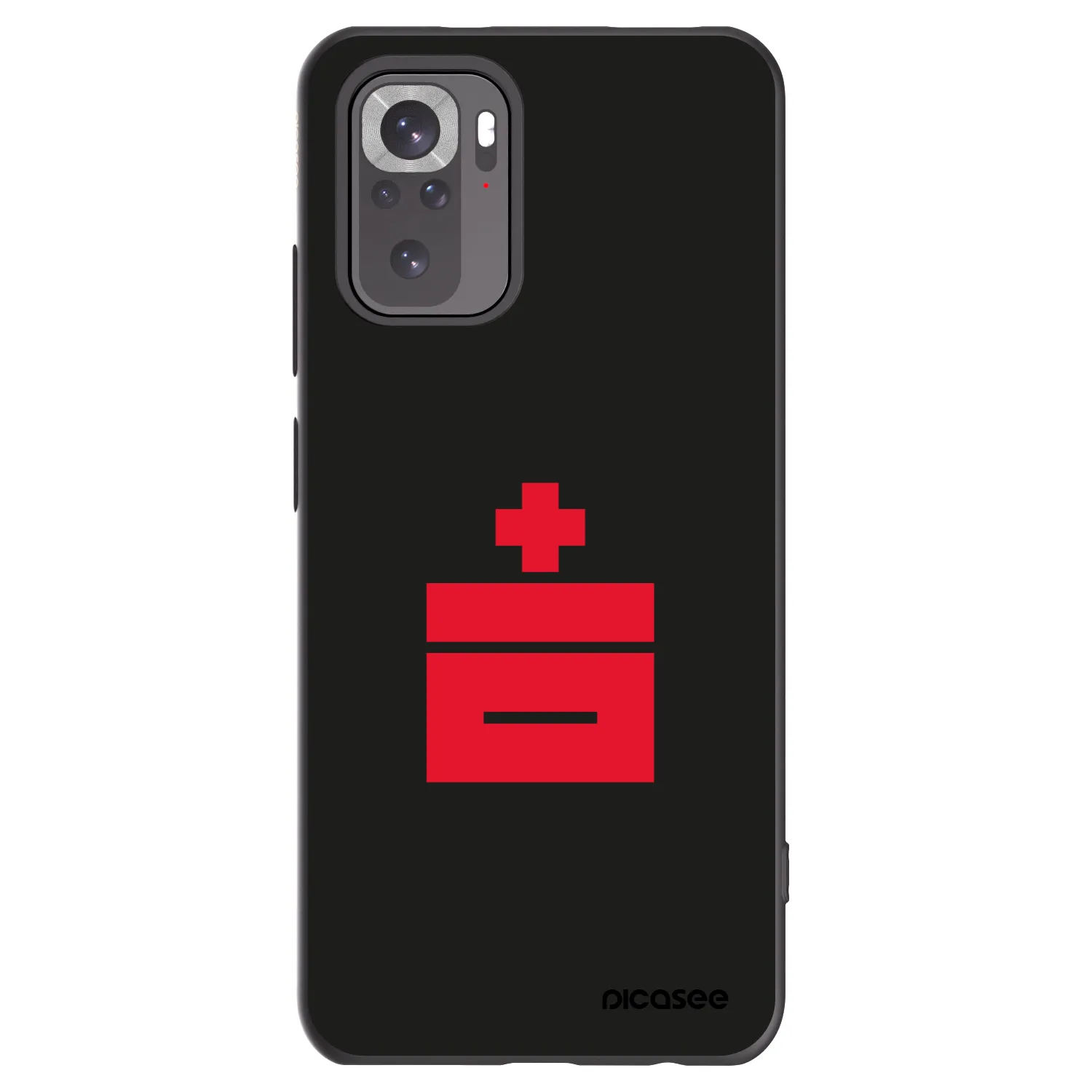 Picasee silikonowe czarne etui na Xiaomi Redmi Note 11S 4G - Le Plastenciaga