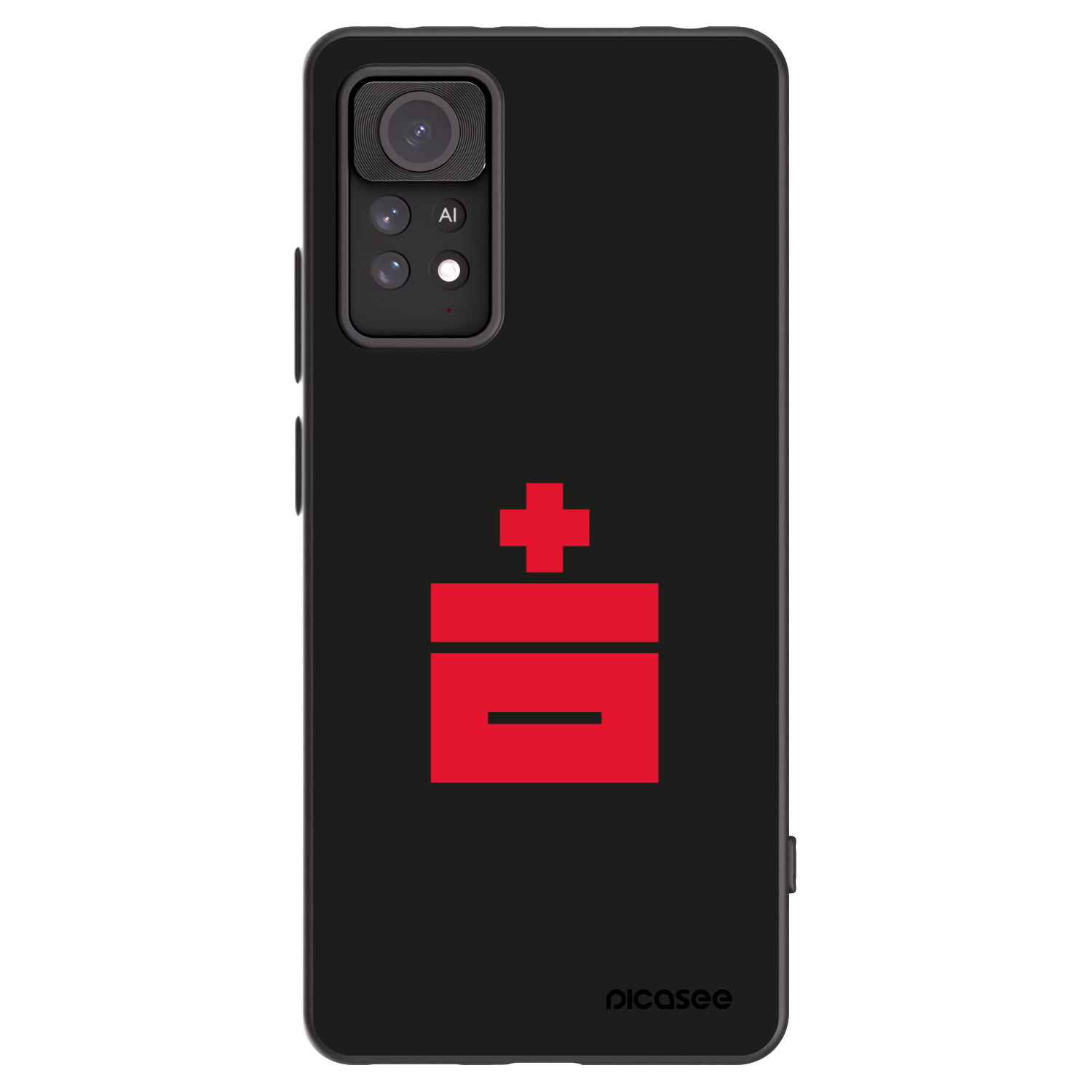 Picasee silikonowe czarne etui na Xiaomi Redmi Note 11 Pro 5G - Le Plastenciaga