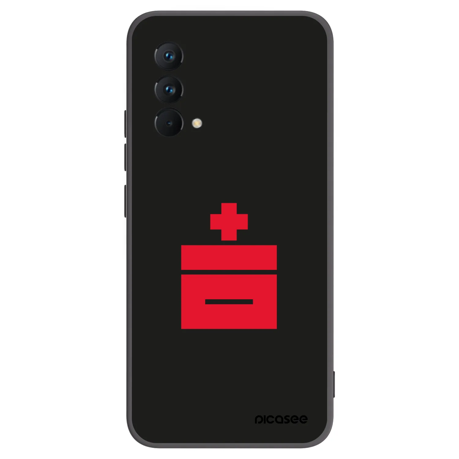 Picasee silikonowe czarne etui na Realme GT Master Edition 5G - Le Plastenciaga