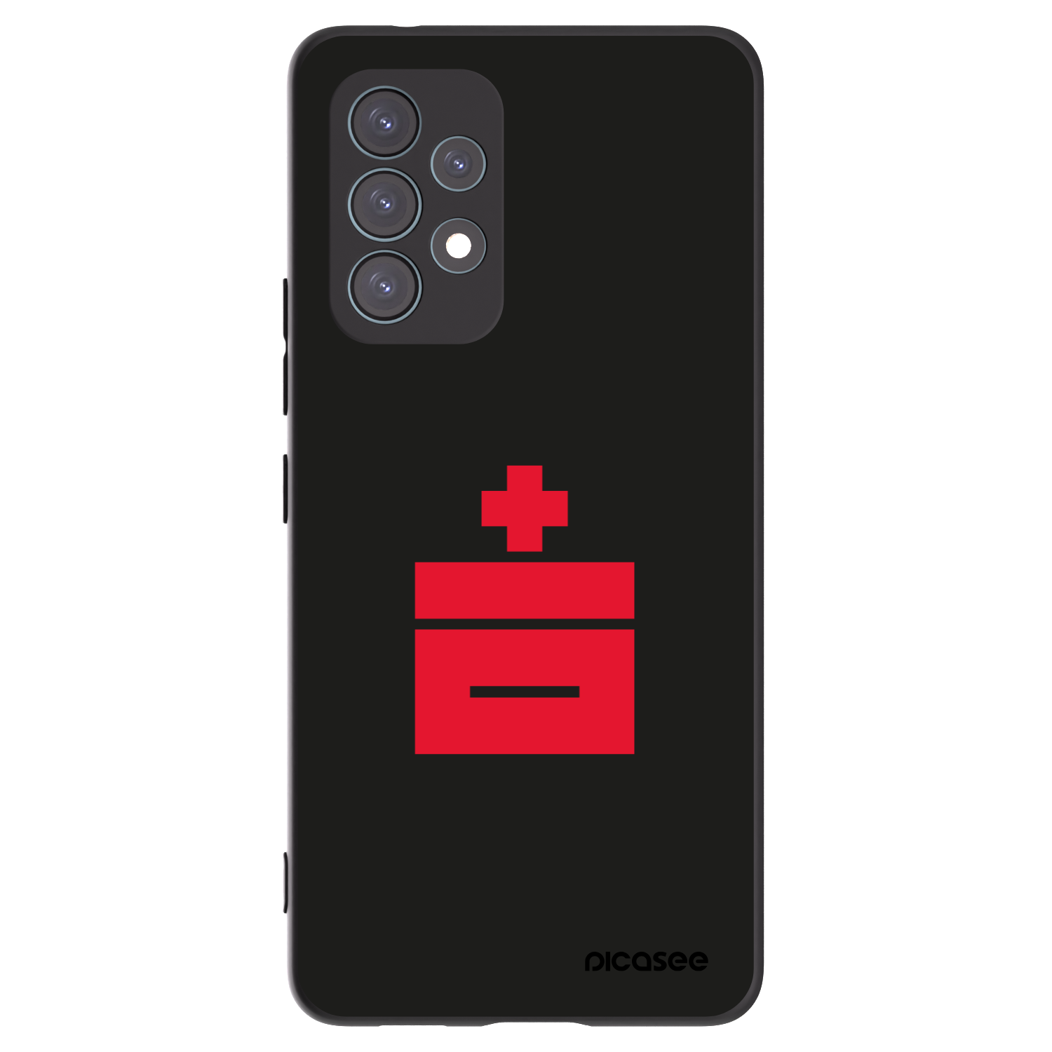 Picasee silikonowe czarne etui na Samsung Galaxy A53 5G A536 - Le Plastenciaga