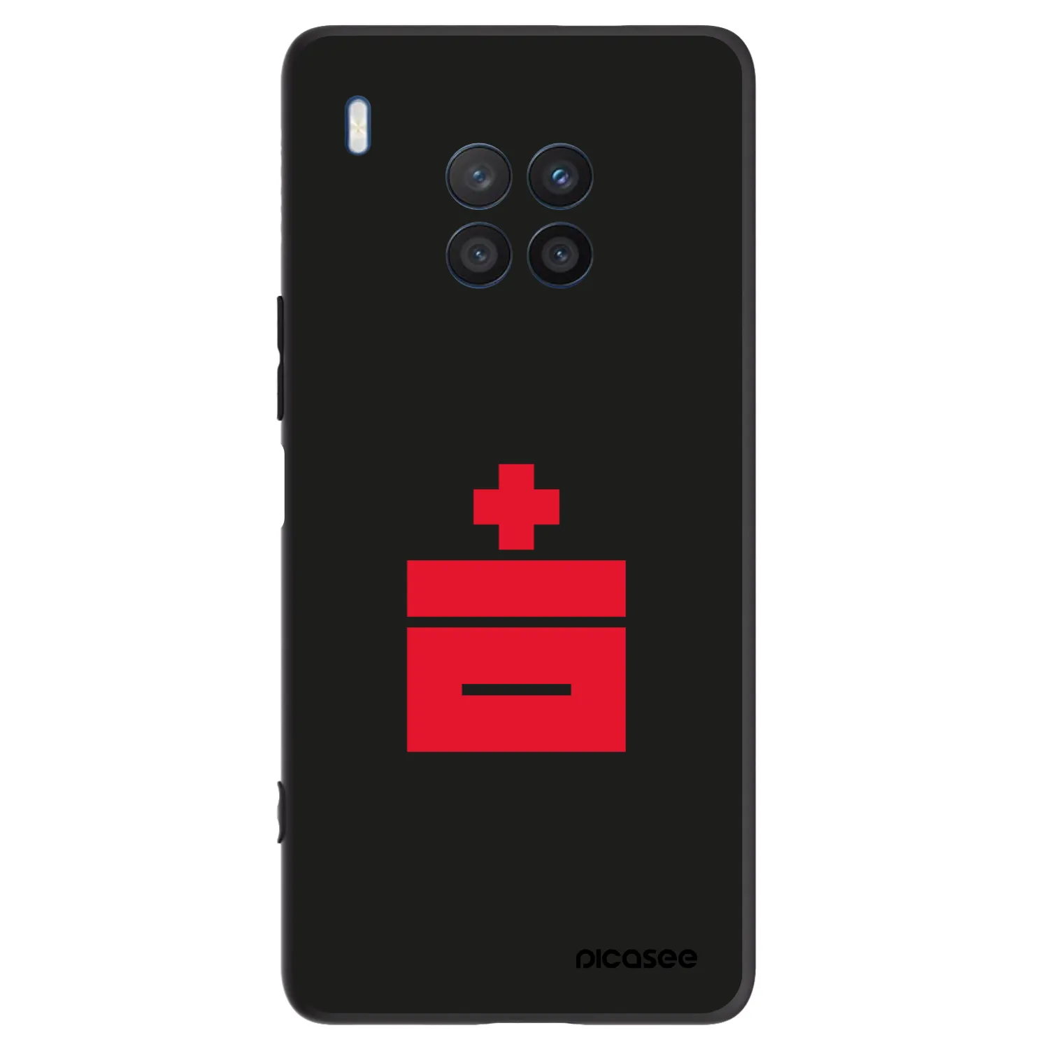 Picasee silikonowe czarne etui na Honor 50 Lite - Le Plastenciaga