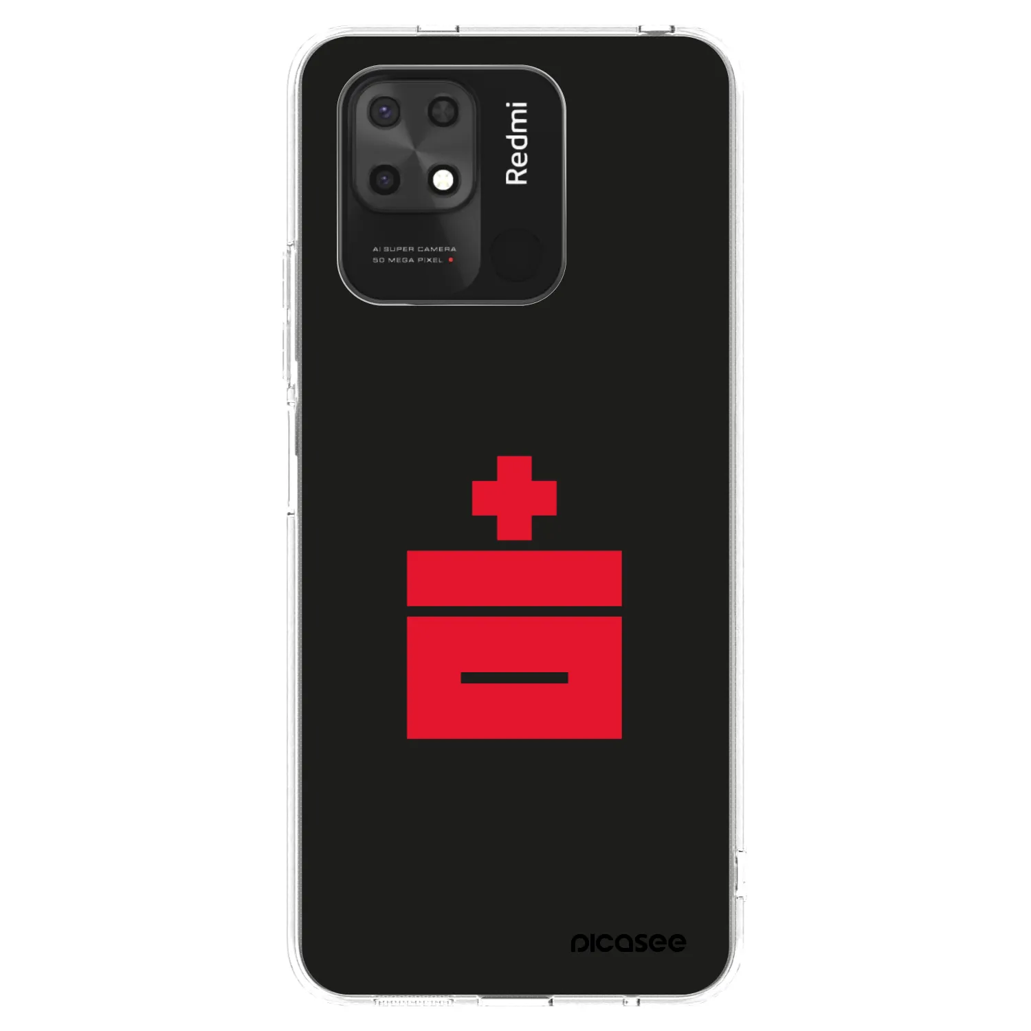 Picasee silikonowe przeźroczyste etui na Xiaomi Redmi 10C - Le Plastenciaga