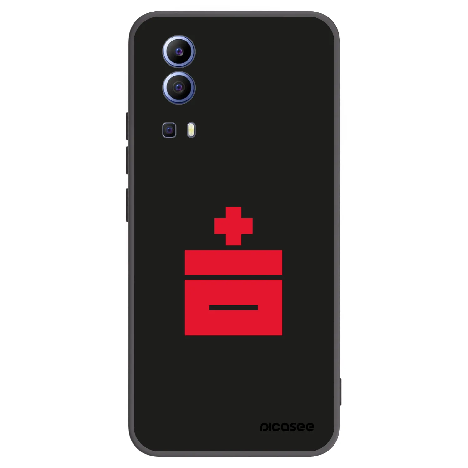 Picasee silikonowe czarne etui na Vivo Y52 5G - Le Plastenciaga