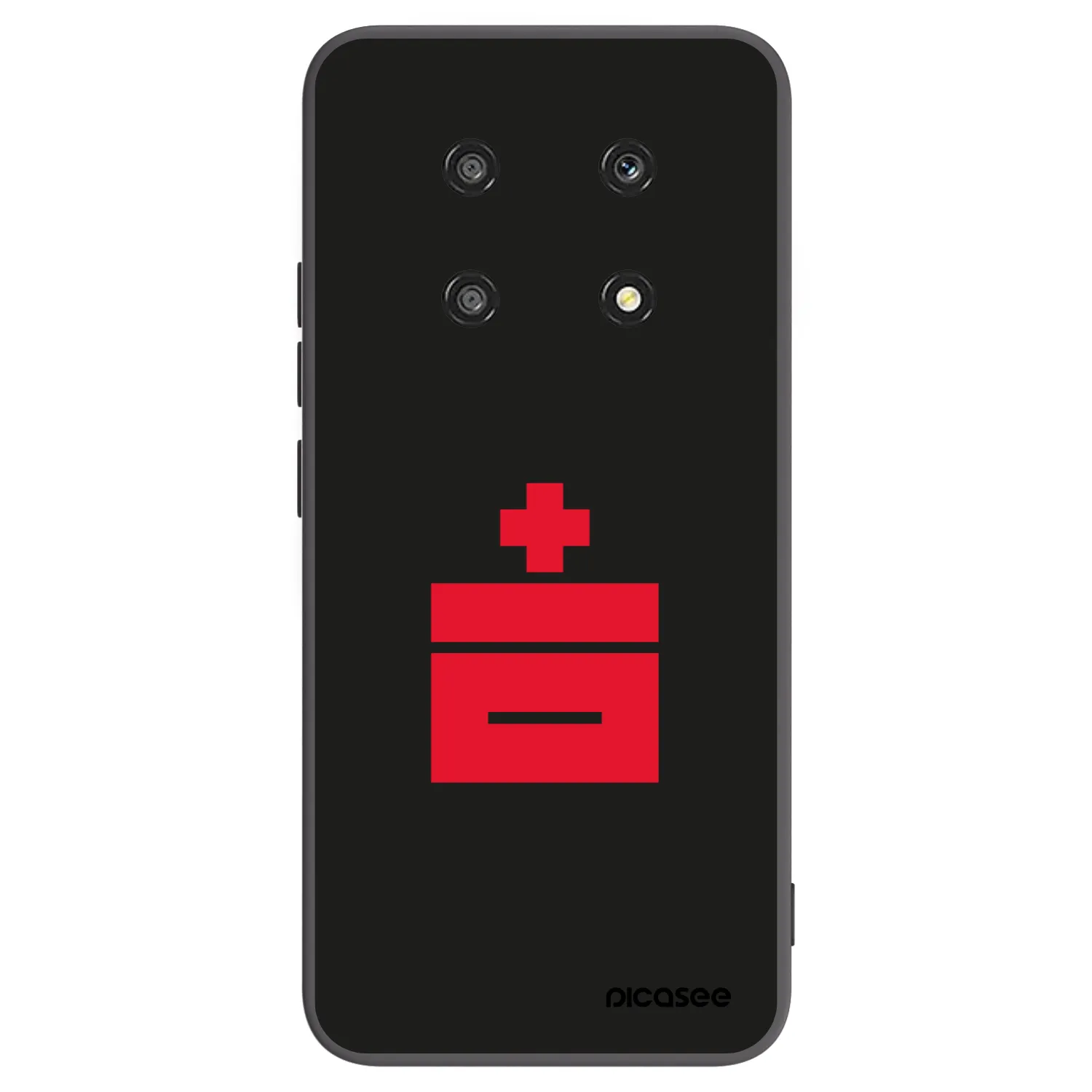 Picasee silikonowe czarne etui na Honor Magic4 Lite 5G - Le Plastenciaga