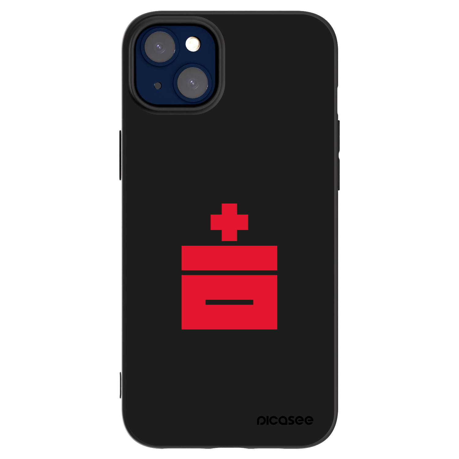 Picasee silikonowe czarne etui na Apple iPhone 14 Plus - Le Plastenciaga
