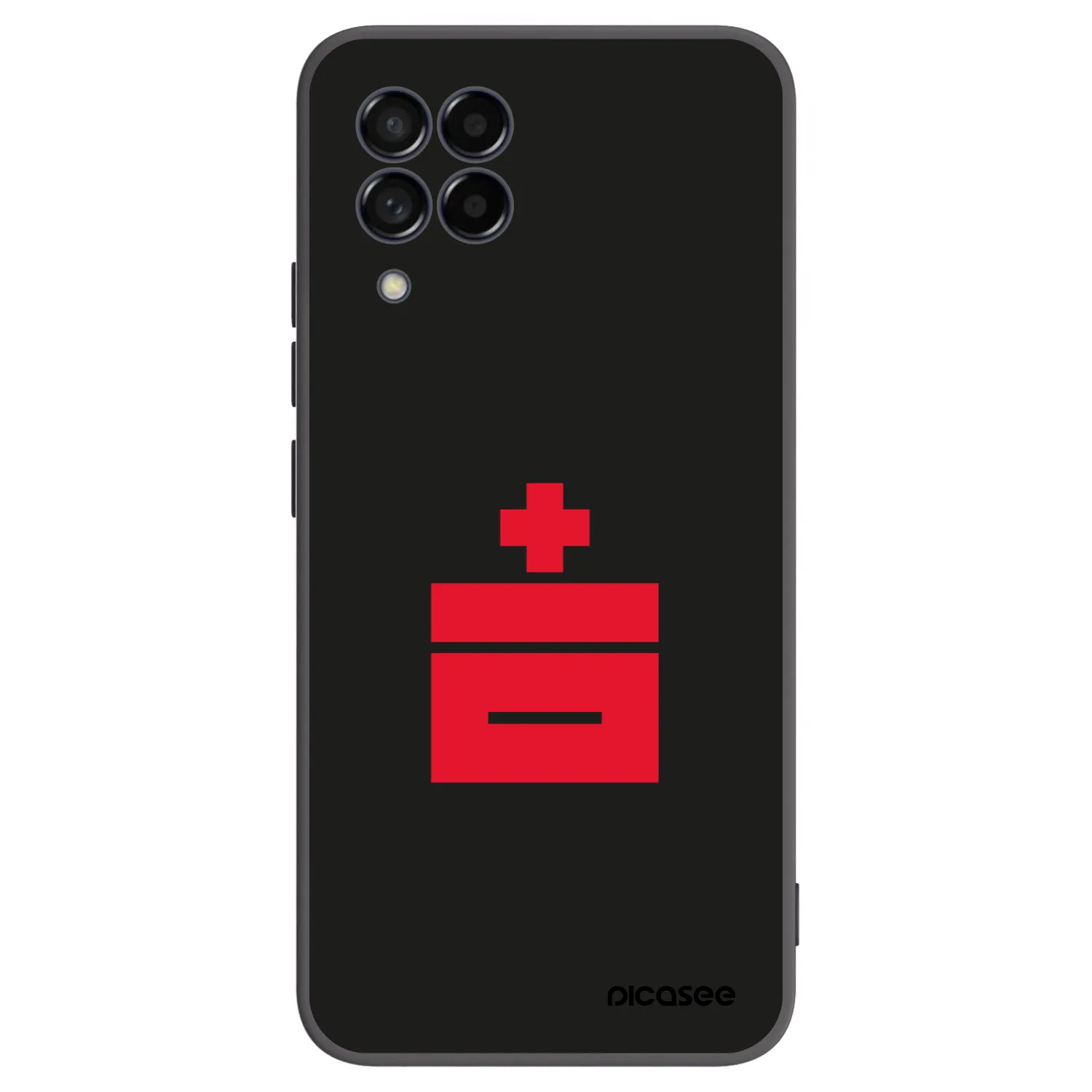 Picasee silikonowe czarne etui na Samsung Galaxy M53 5G - Le Plastenciaga