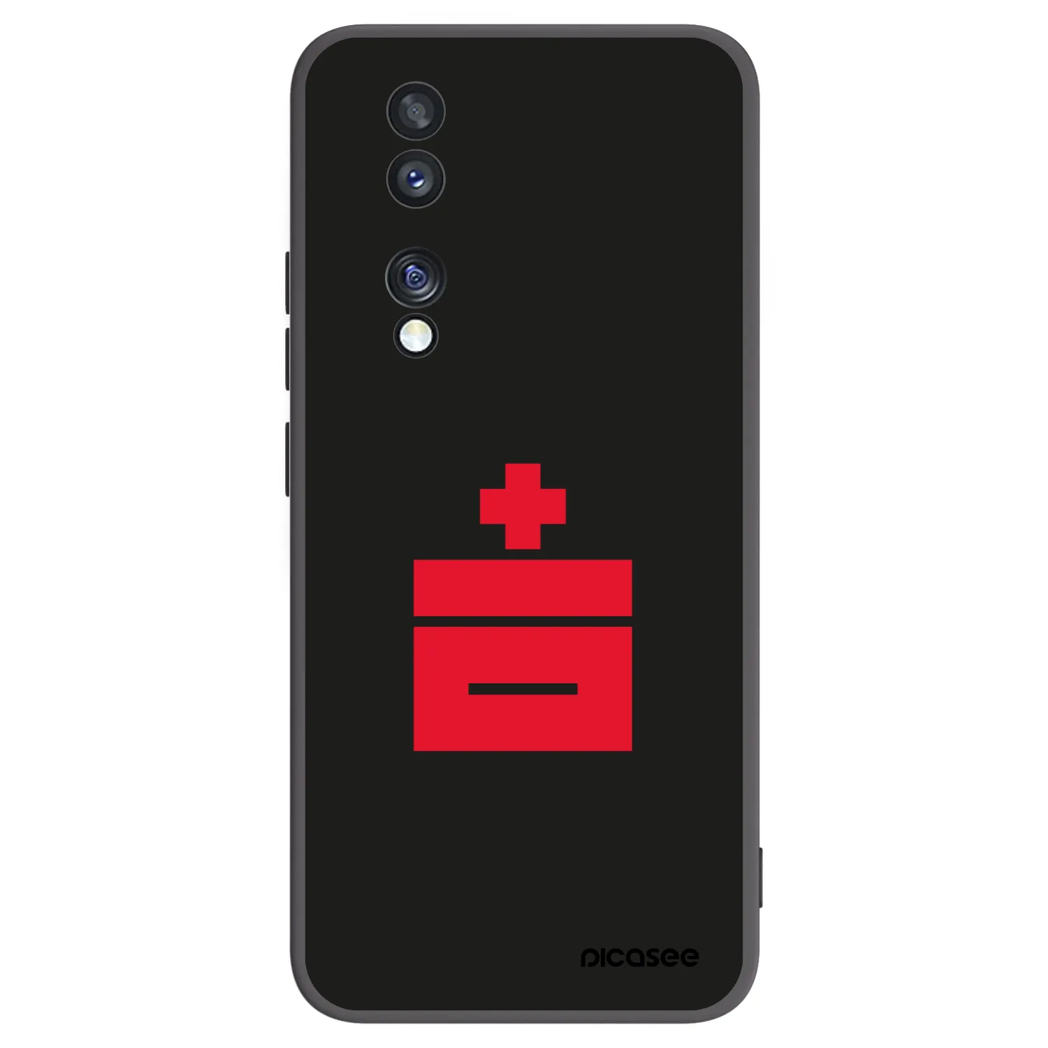 Picasee silikonowe czarne etui na Honor 70 - Le Plastenciaga