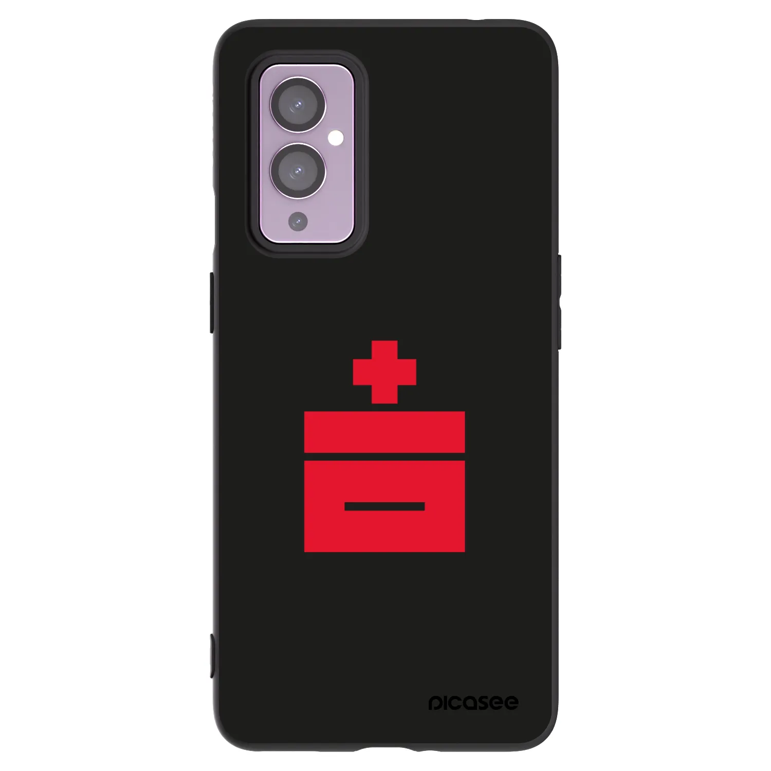 Picasee silikonowe czarne etui na OnePlus 9 - Le Plastenciaga