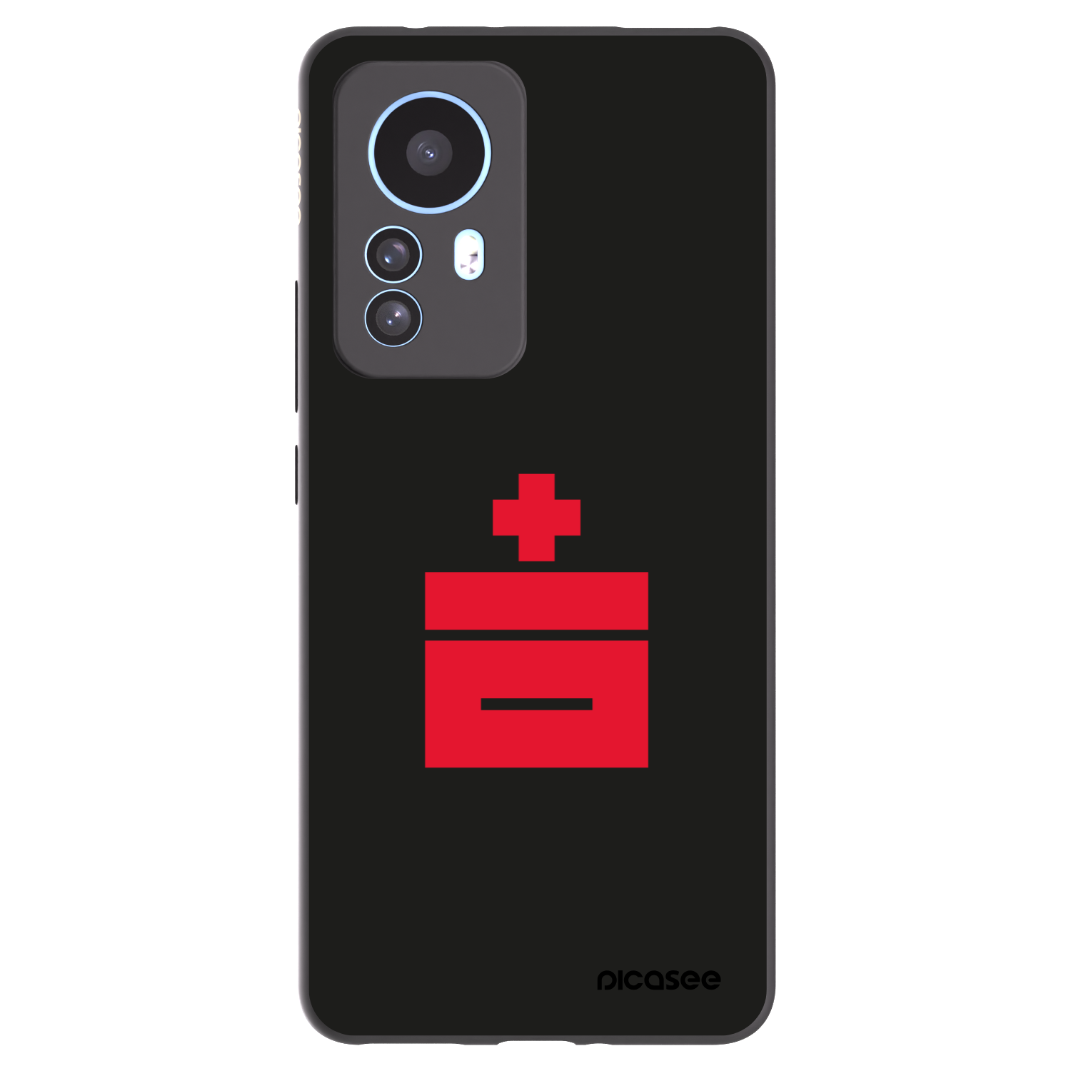 Picasee silikonowe czarne etui na Xiaomi 12T - Le Plastenciaga