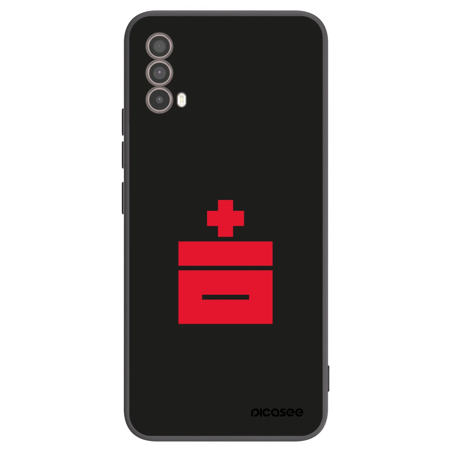 Picasee silikonowe czarne etui na Motorola Moto E40 - Le Plastenciaga