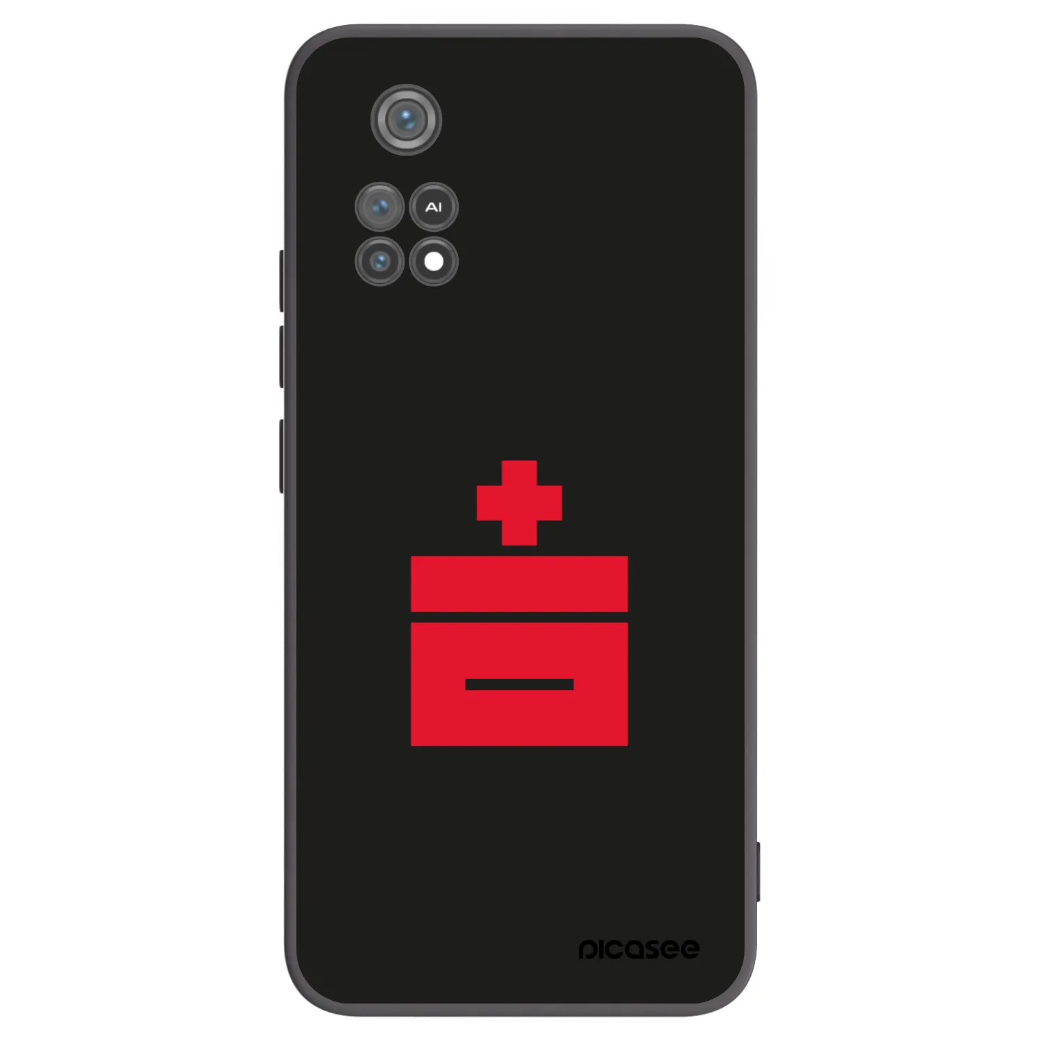 Picasee silikonowe czarne etui na Xiaomi Poco M4 Pro - Le Plastenciaga