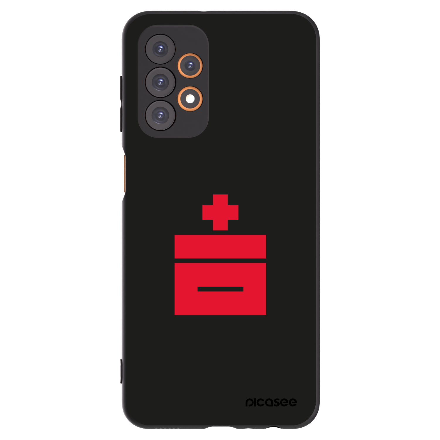 Picasee silikonowe czarne etui na Samsung Galaxy A23 A235F 4G - Le Plastenciaga