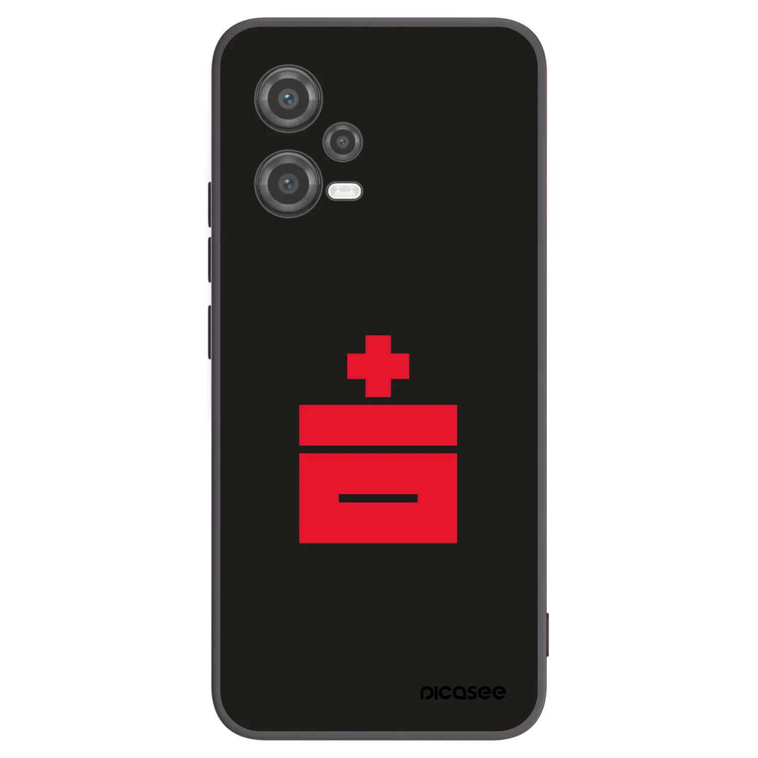 Picasee silikonowe czarne etui na Xiaomi Poco X5 - Le Plastenciaga