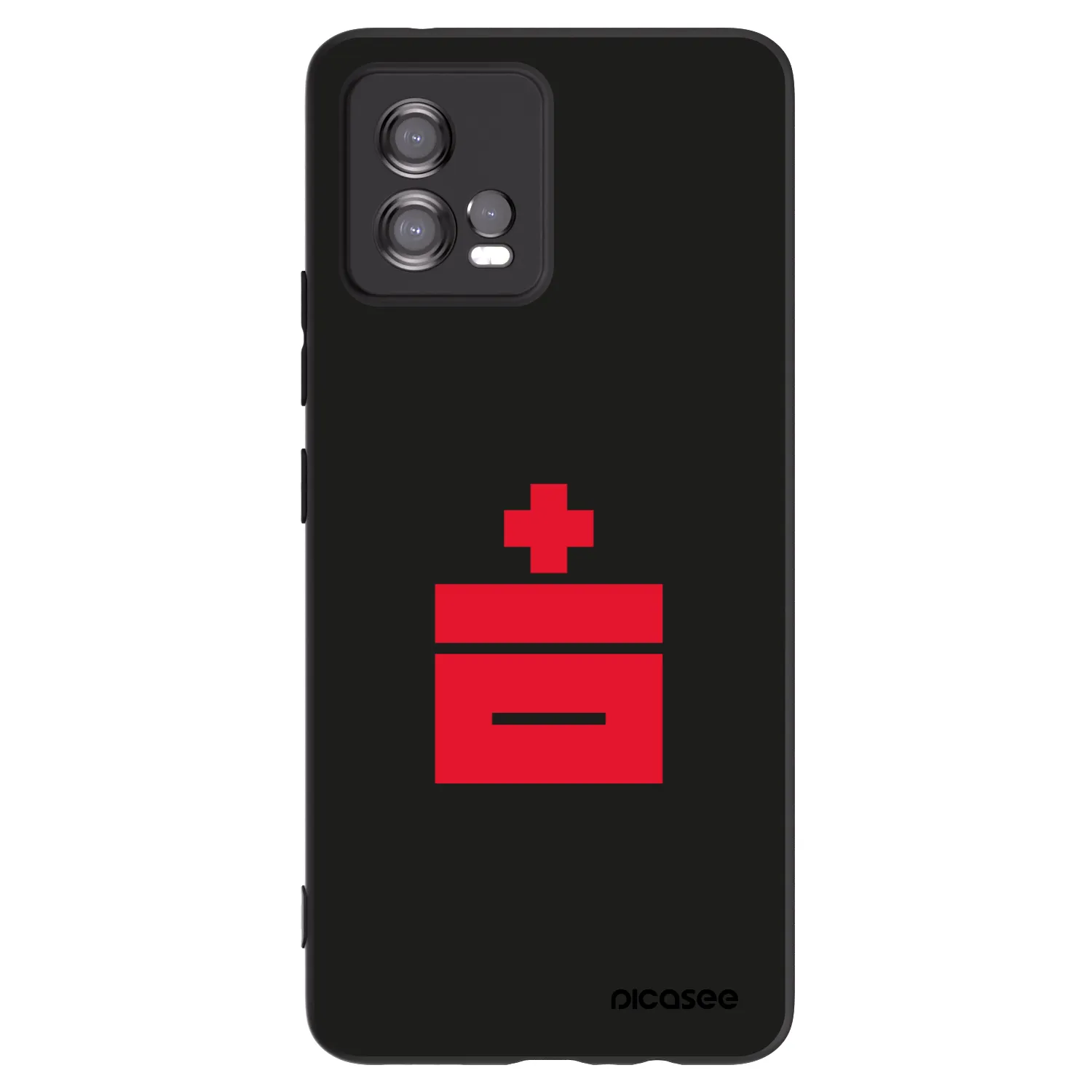Picasee silikonowe czarne etui na Motorola Moto G72 - Le Plastenciaga