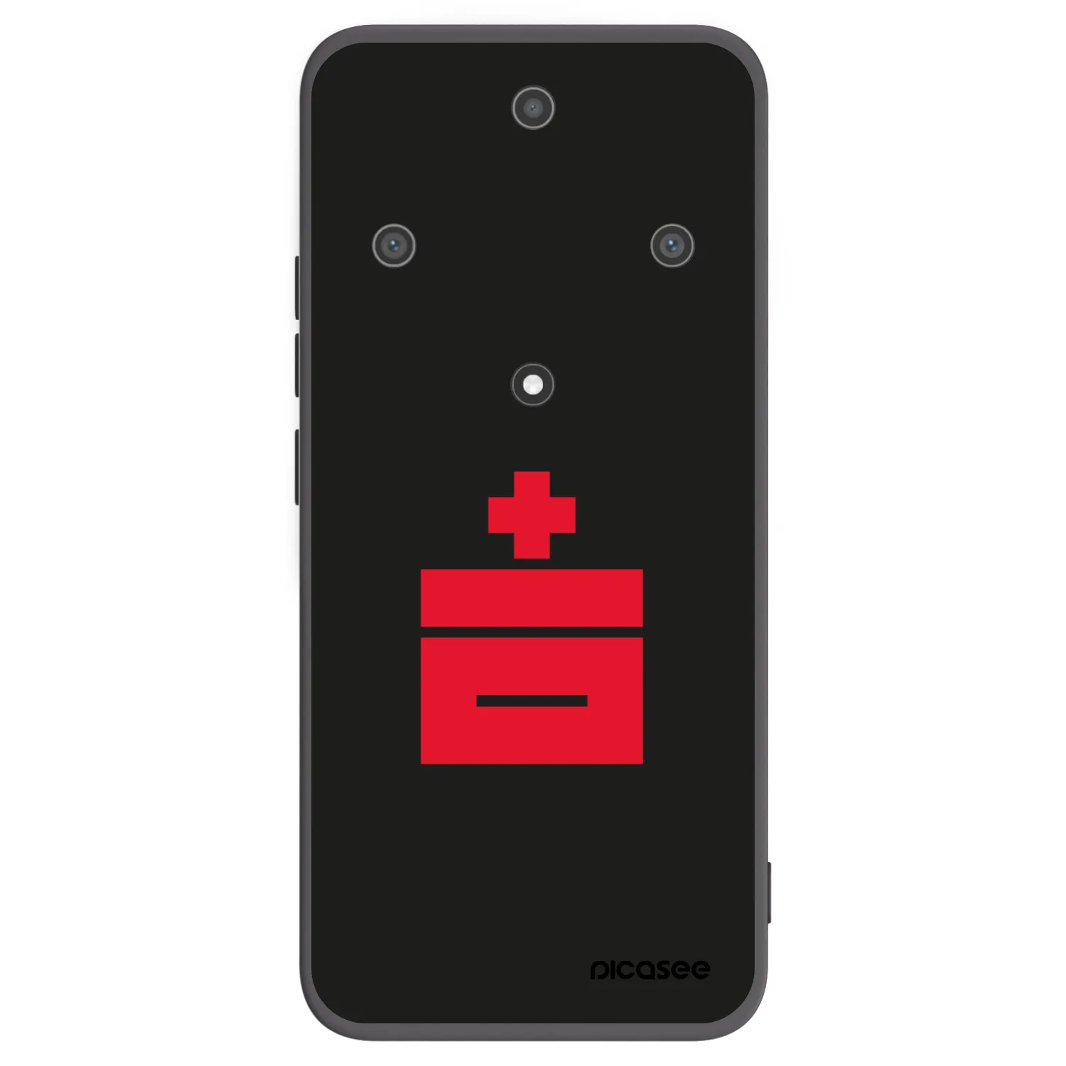 Picasee silikonowe czarne etui na Honor Magic5 Lite 5G - Le Plastenciaga