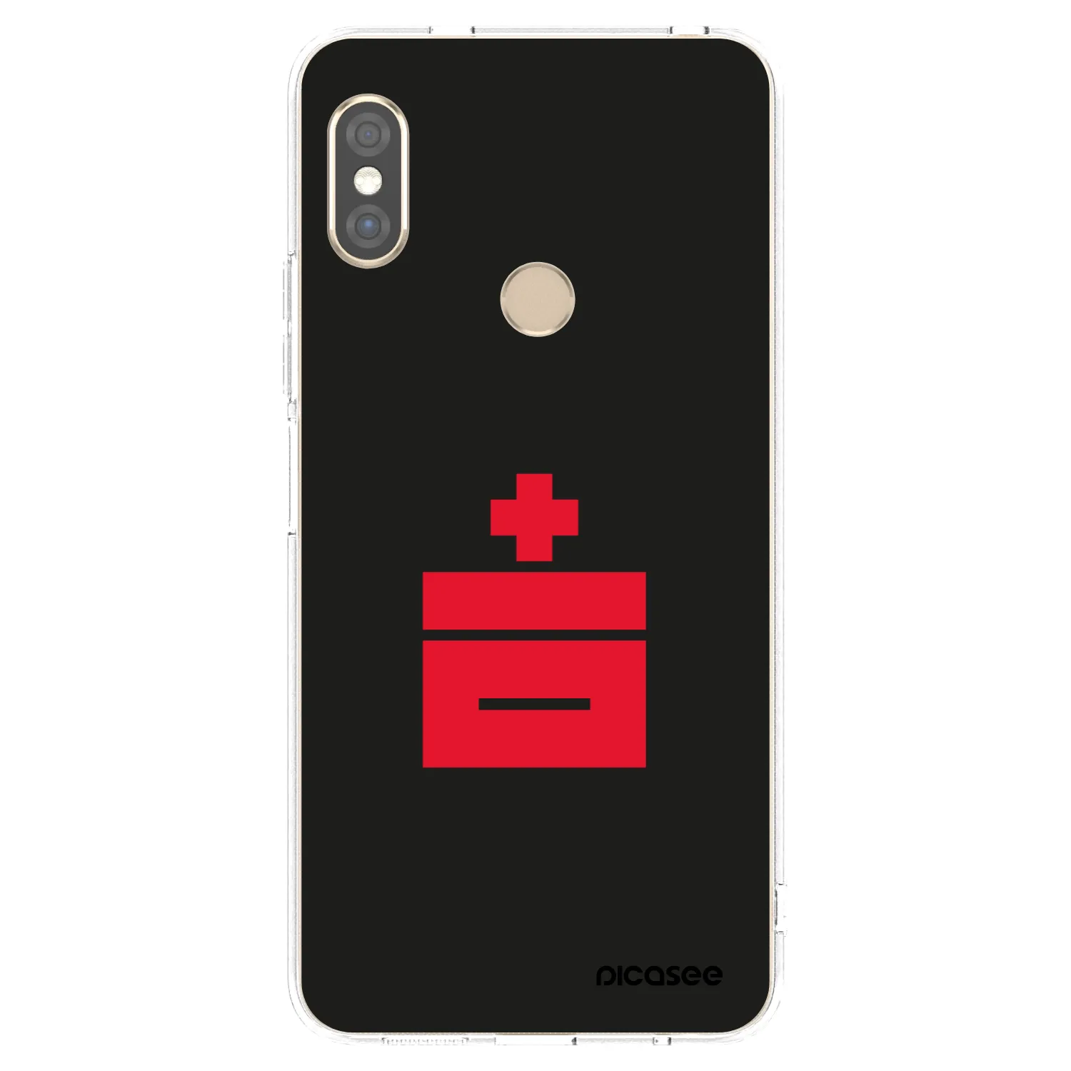 Picasee silikonowe przeźroczyste etui na Xiaomi Redmi Note 5 Global - Le Plastenciaga