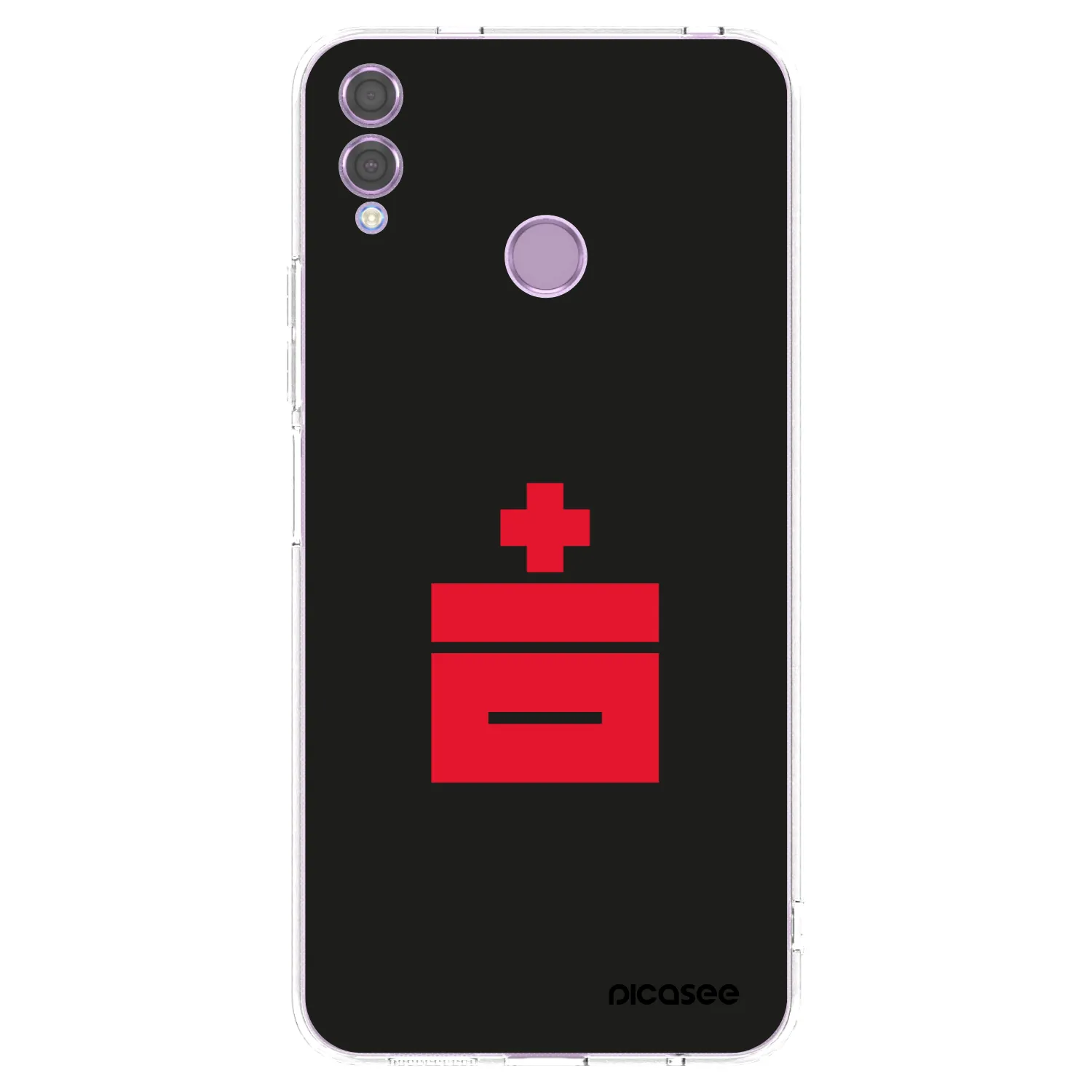 Picasee silikonowe przeźroczyste etui na Honor 8X - Le Plastenciaga