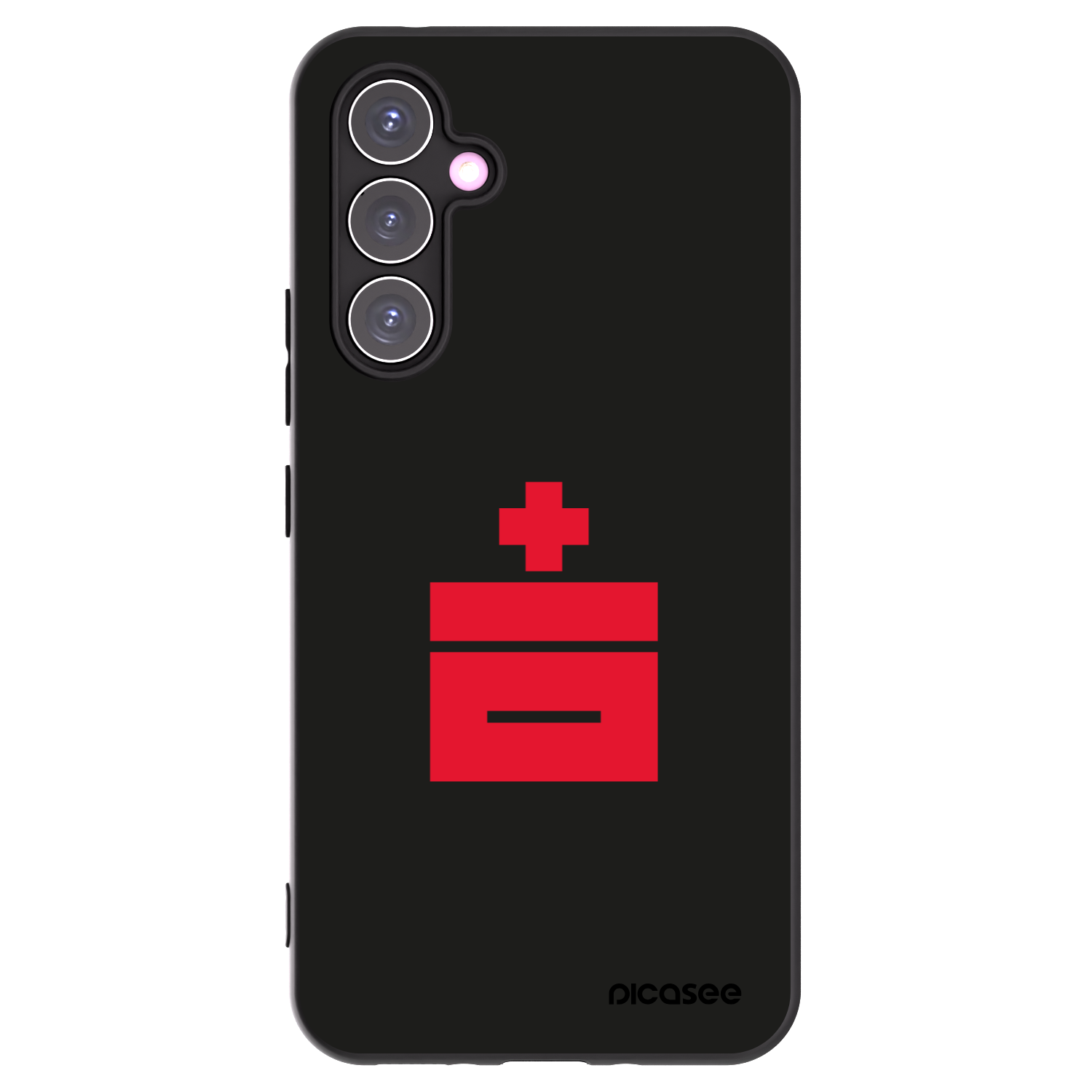 Picasee silikonowe czarne etui na Samsung Galaxy A54 5G A546B - Le Plastenciaga
