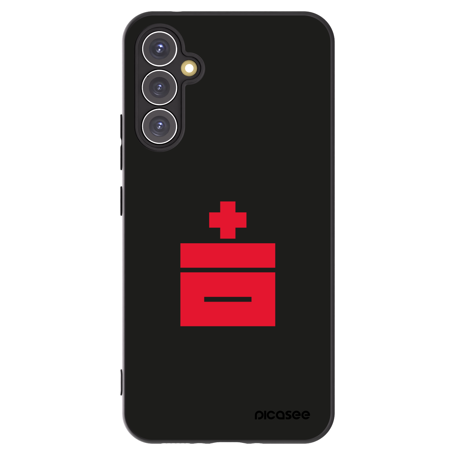 Picasee silikonowe czarne etui na Samsung Galaxy A34 5G A346B - Le Plastenciaga