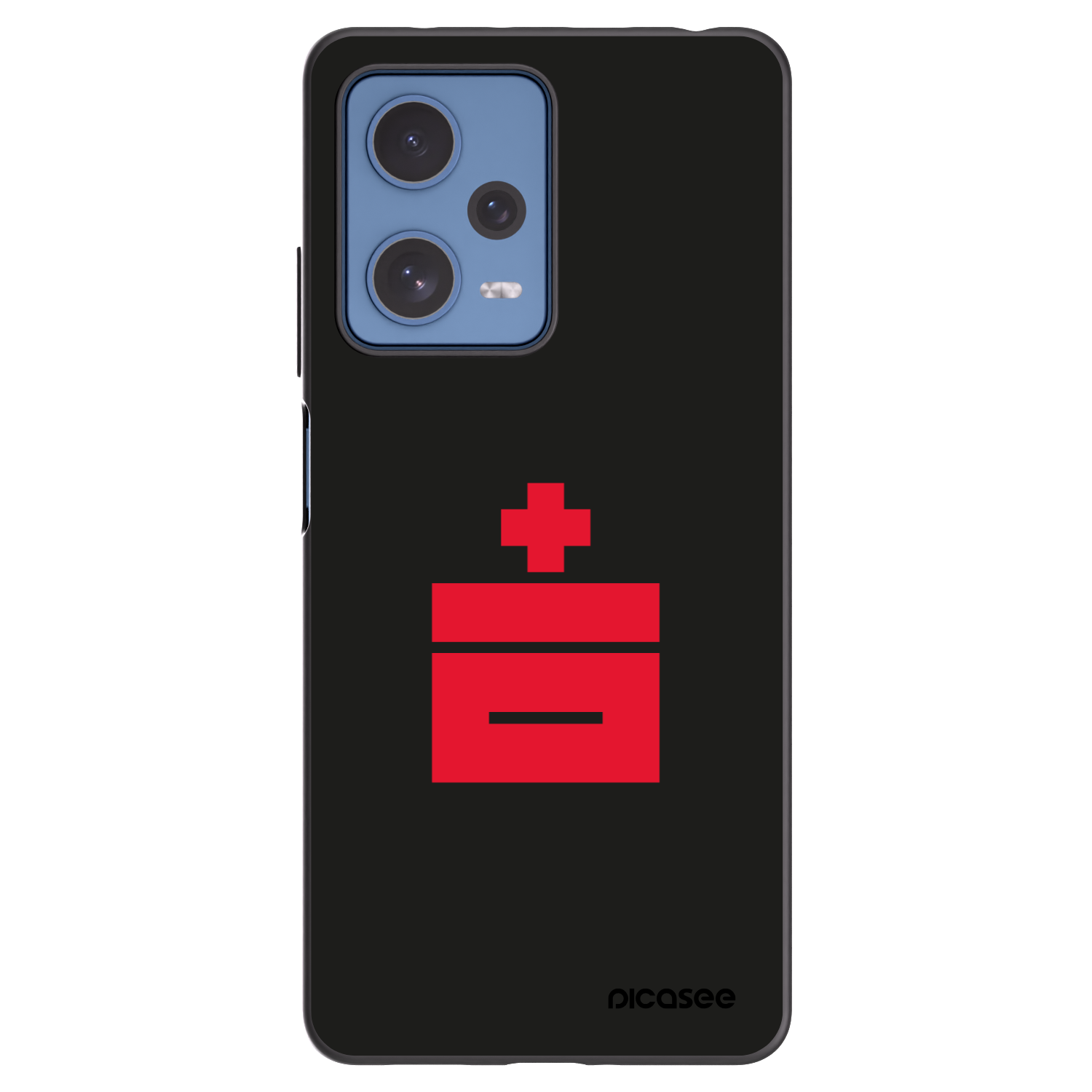 Picasee silikonowe czarne etui na Xiaomi Redmi Note 12 Pro 5G - Le Plastenciaga