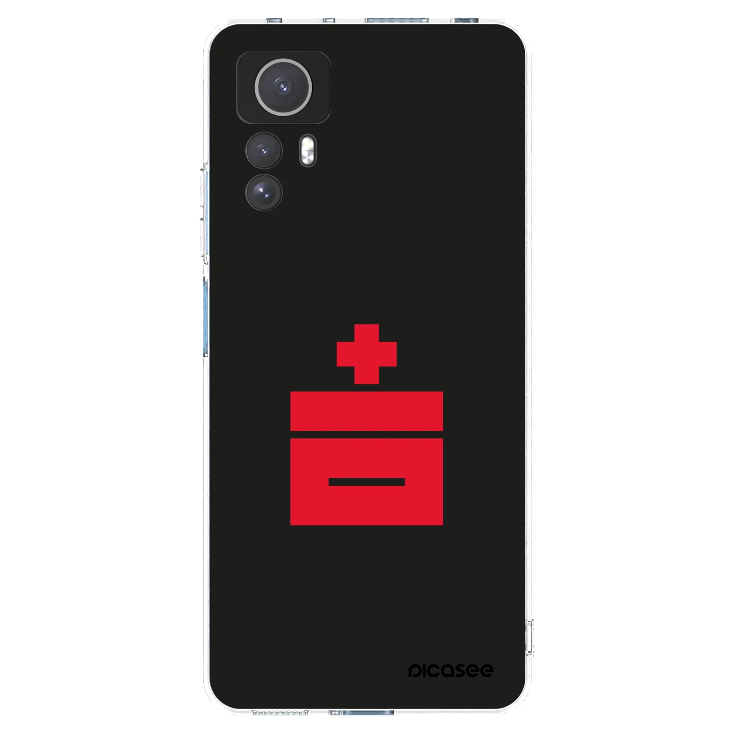 Picasee silikonowe przeźroczyste etui na Xiaomi Redmi Note 12S - Le Plastenciaga