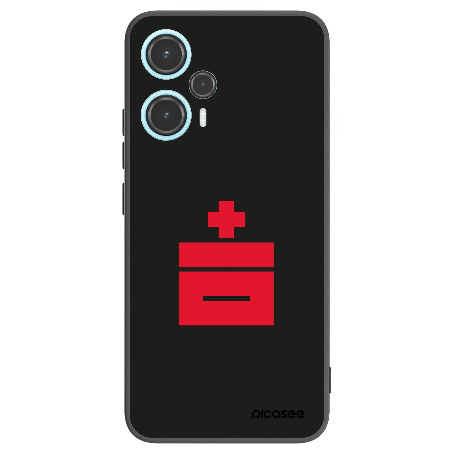 Picasee silikonowe czarne etui na Xiaomi Poco F5 - Le Plastenciaga