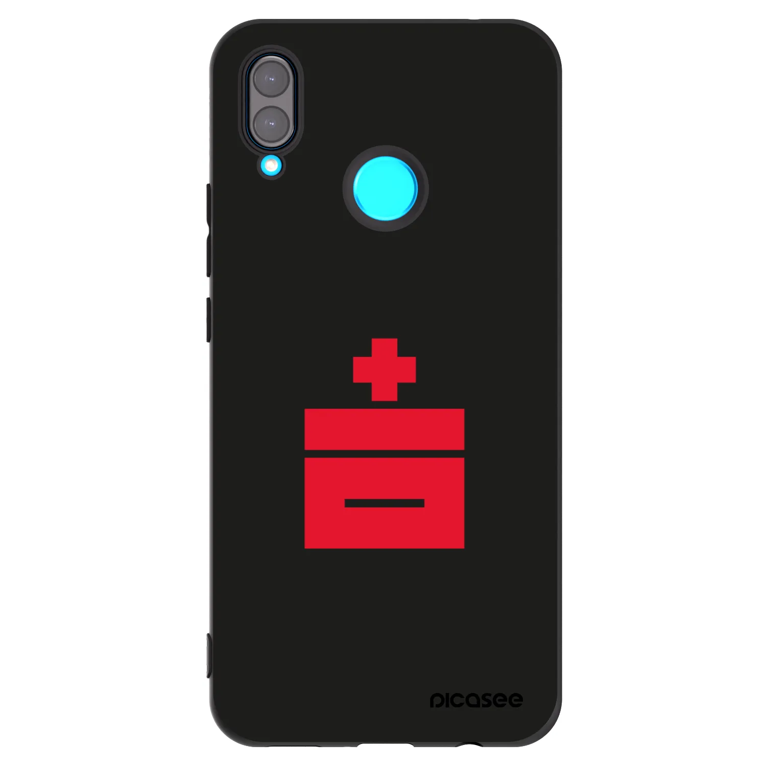 Picasee silikonowe czarne etui na Huawei Nova 3i - Le Plastenciaga