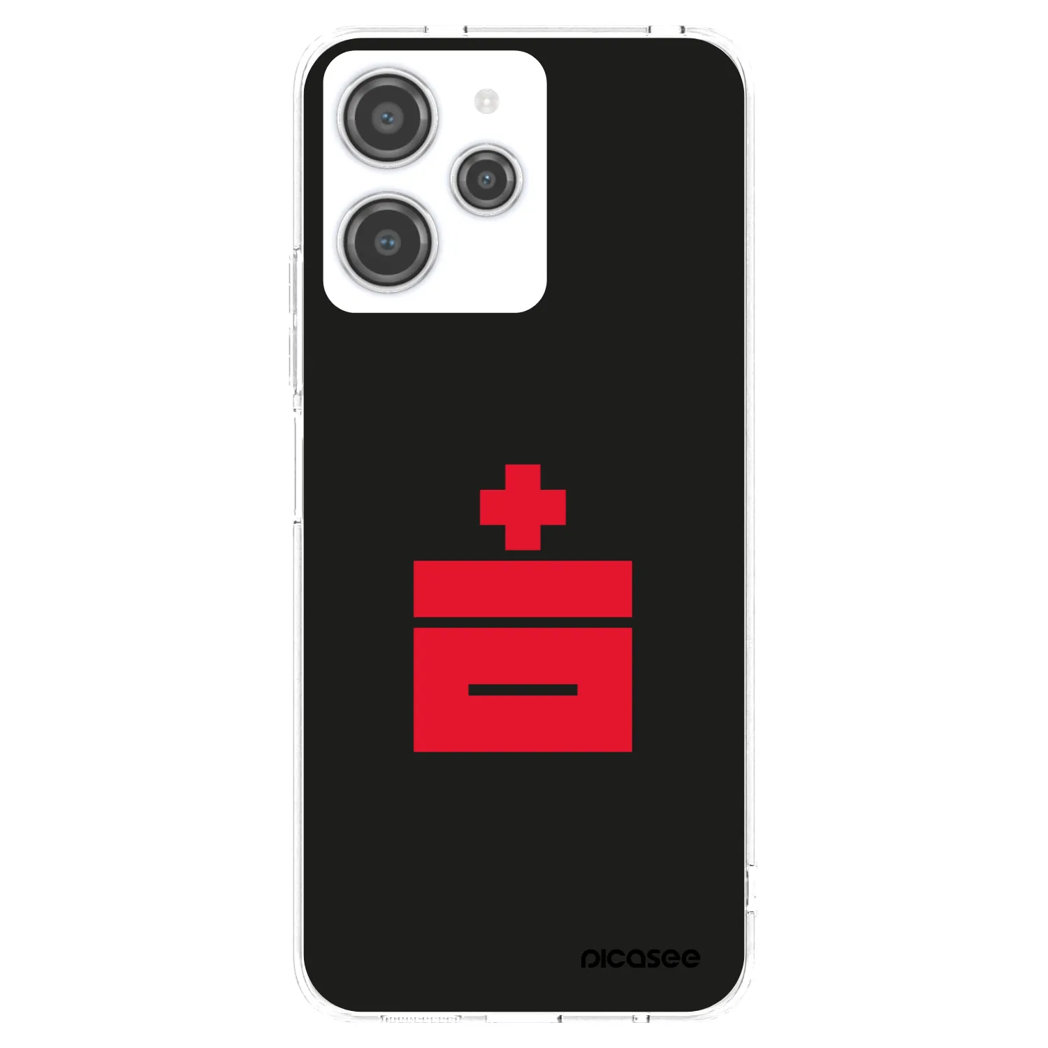 Picasee silikonowe przeźroczyste etui na Xiaomi Redmi 12 4G - Le Plastenciaga