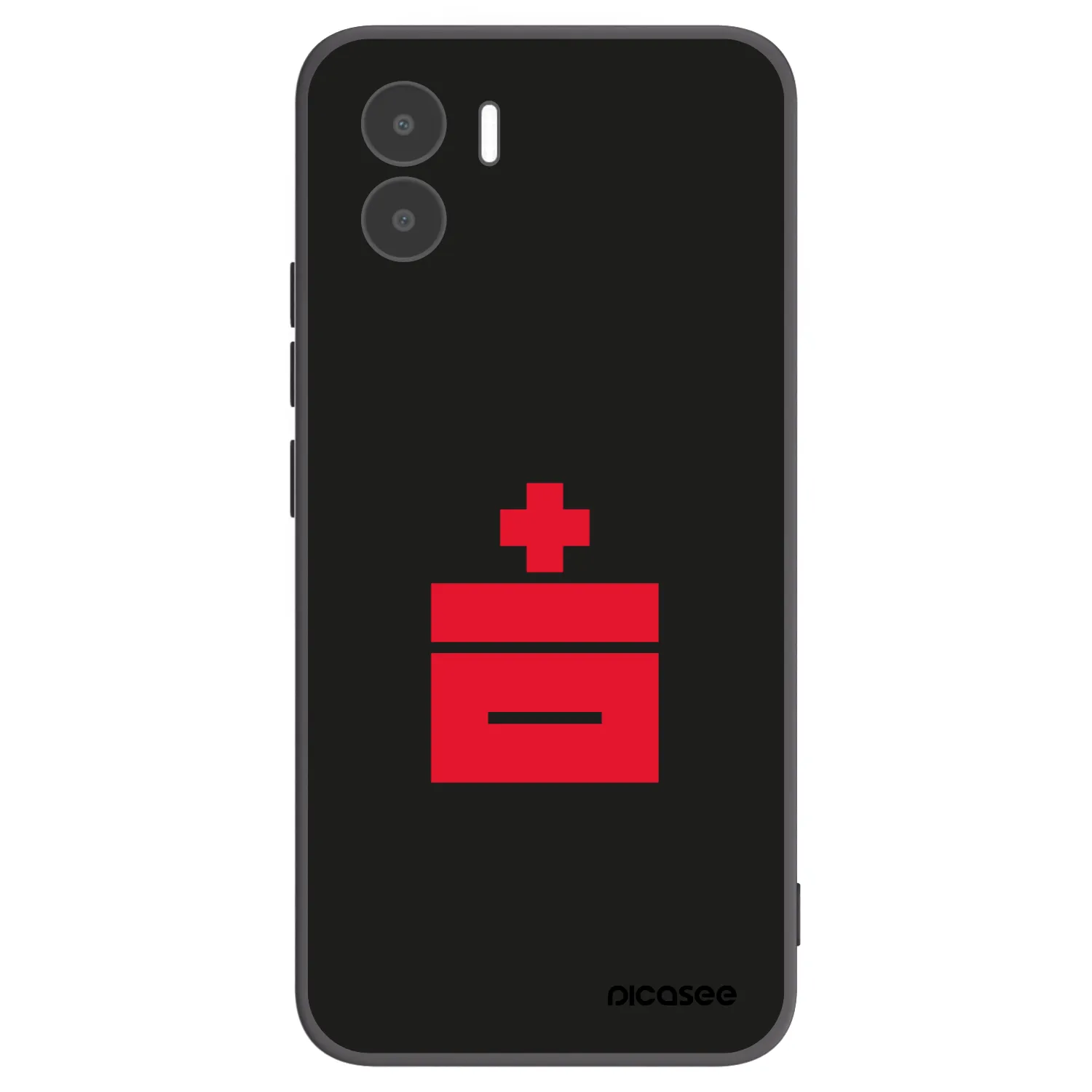 Picasee silikonowe czarne etui na Xiaomi Redmi A2 - Le Plastenciaga