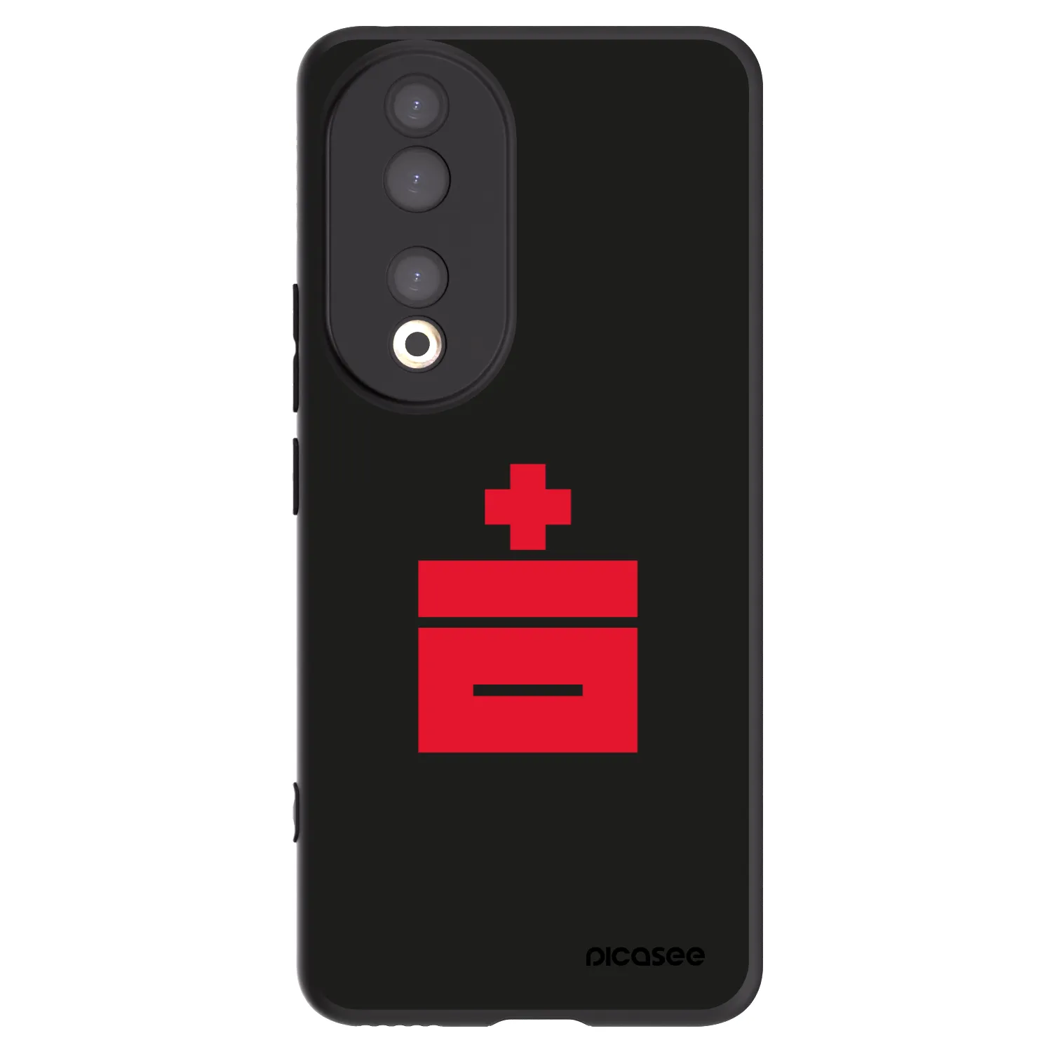 Picasee silikonowe czarne etui na Honor 90 5G - Le Plastenciaga