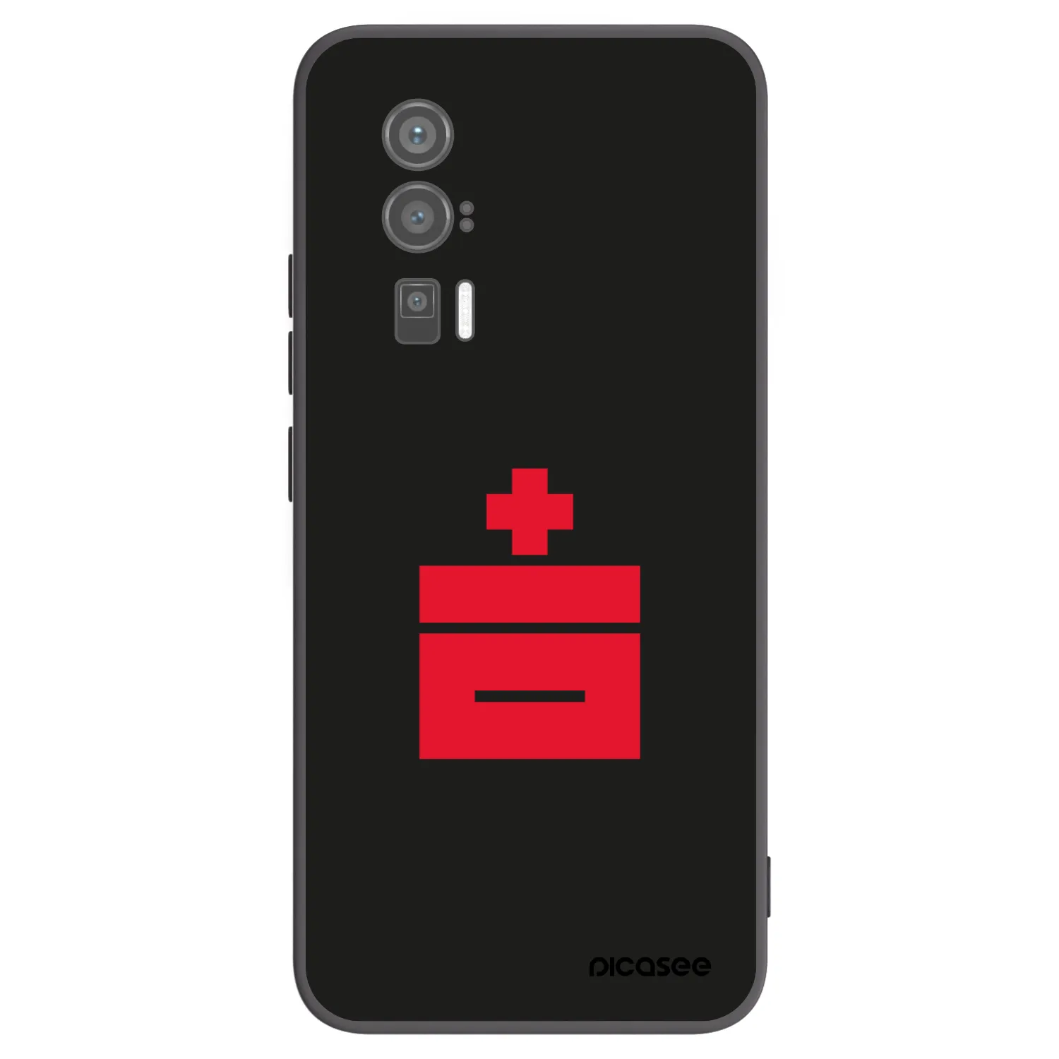 Picasee silikonowe czarne etui na Xiaomi Poco F5 Pro 5G - Le Plastenciaga