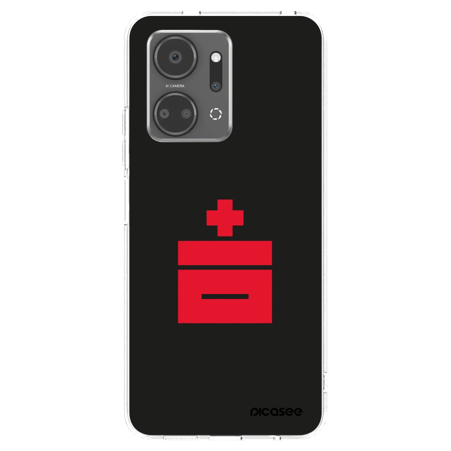 Picasee silikonowe przeźroczyste etui na Honor X7a - Le Plastenciaga