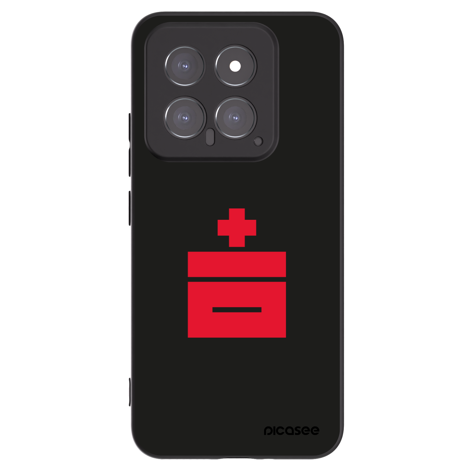 Picasee silikonowe czarne etui na Xiaomi 14 - Le Plastenciaga