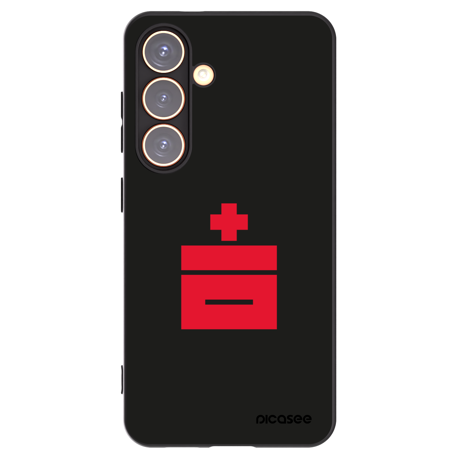 Picasee silikonowe czarne etui na Samsung Galaxy S24 S921B 5G - Le Plastenciaga