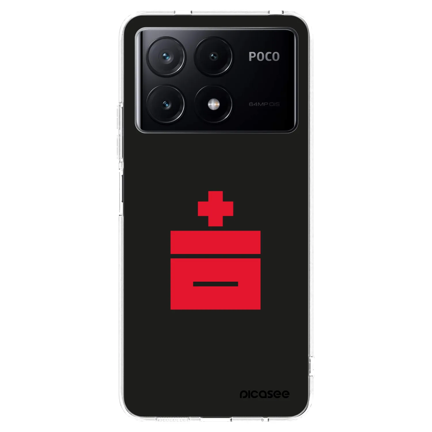 Picasee silikonowe przeźroczyste etui na Xiaomi Poco X6 Pro - Le Plastenciaga