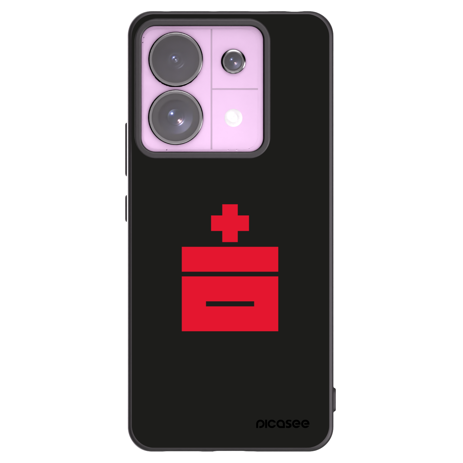 Picasee silikonowe czarne etui na Xiaomi Redmi Note 13 Pro 5G - Le Plastenciaga