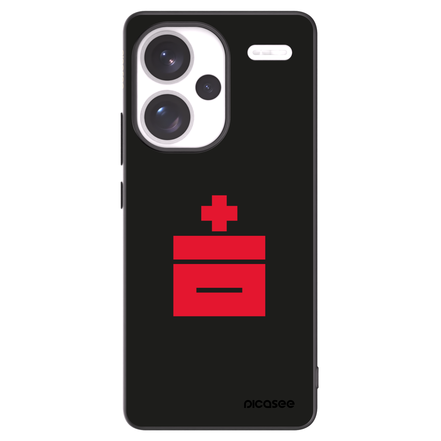 Picasee silikonowe czarne etui na Xiaomi Redmi Note 13 Pro+ 5G - Le Plastenciaga