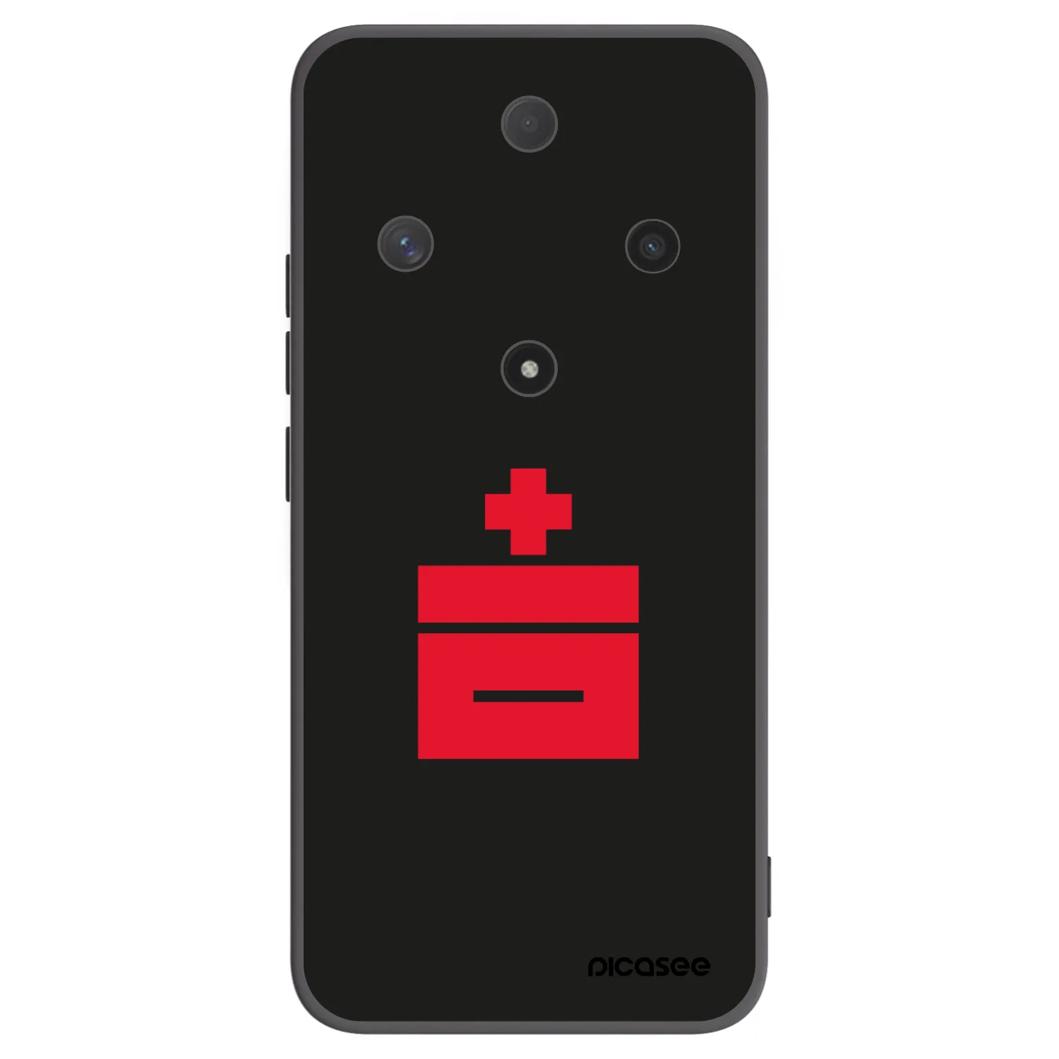 Picasee silikonowe czarne etui na Honor Magic6 Lite 5G - Le Plastenciaga