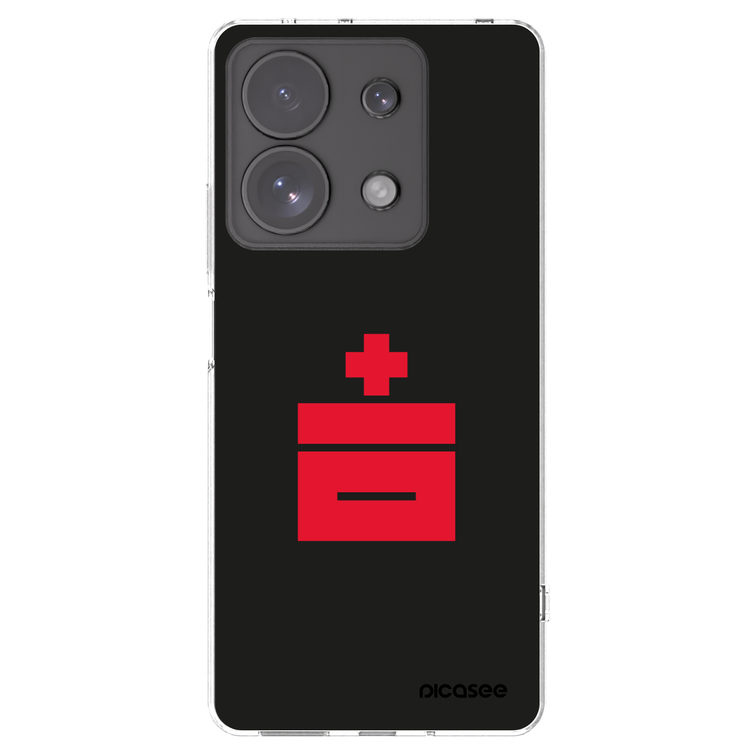 Picasee silikonowe przeźroczyste etui na Xiaomi Redmi Note 13 Pro 4G - Le Plastenciaga