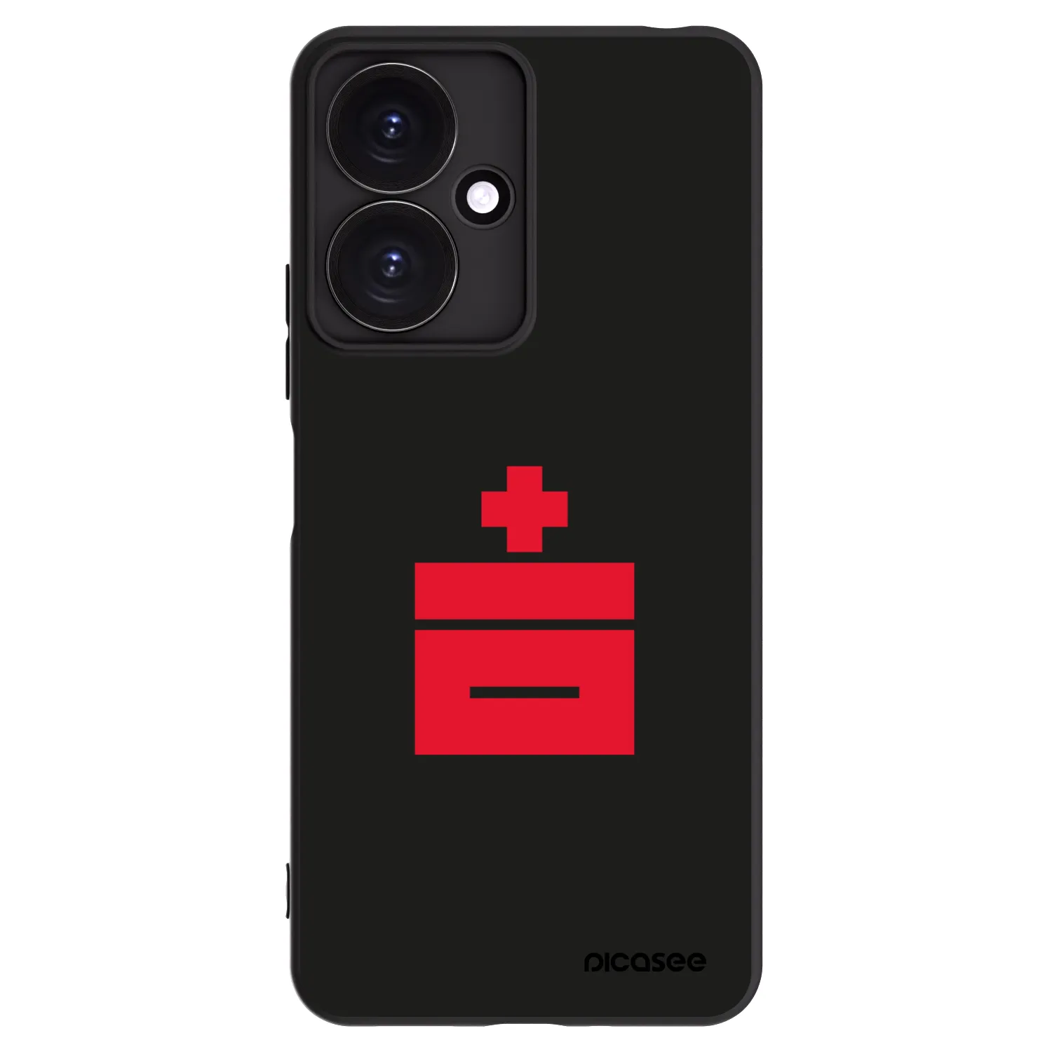 Picasee silikonowe czarne etui na Xiaomi Redmi 13C 5G - Le Plastenciaga